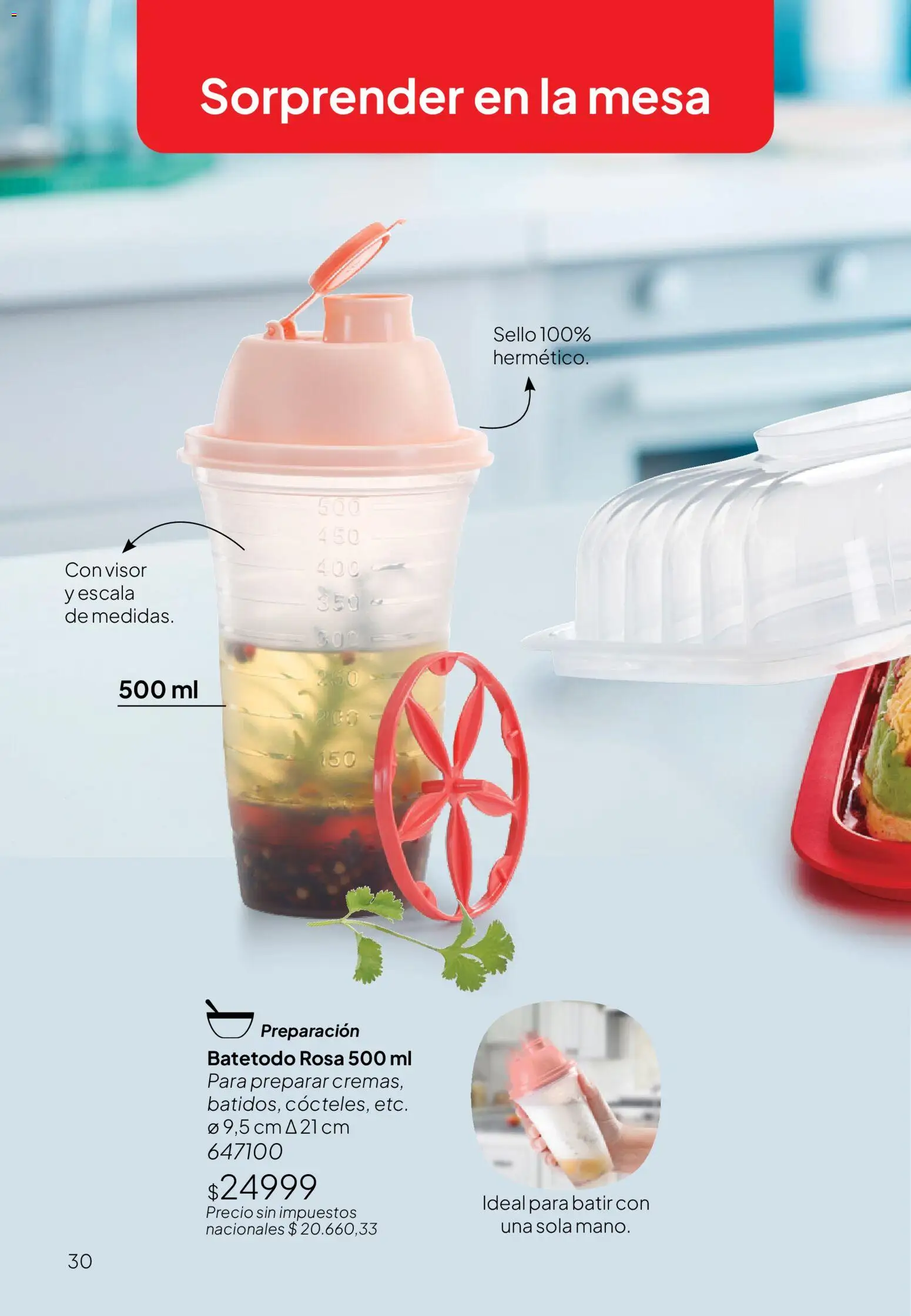 Tupperware Folleto │ válido desde el 09.12.2025 | Página: 31 | Productos: Mesa