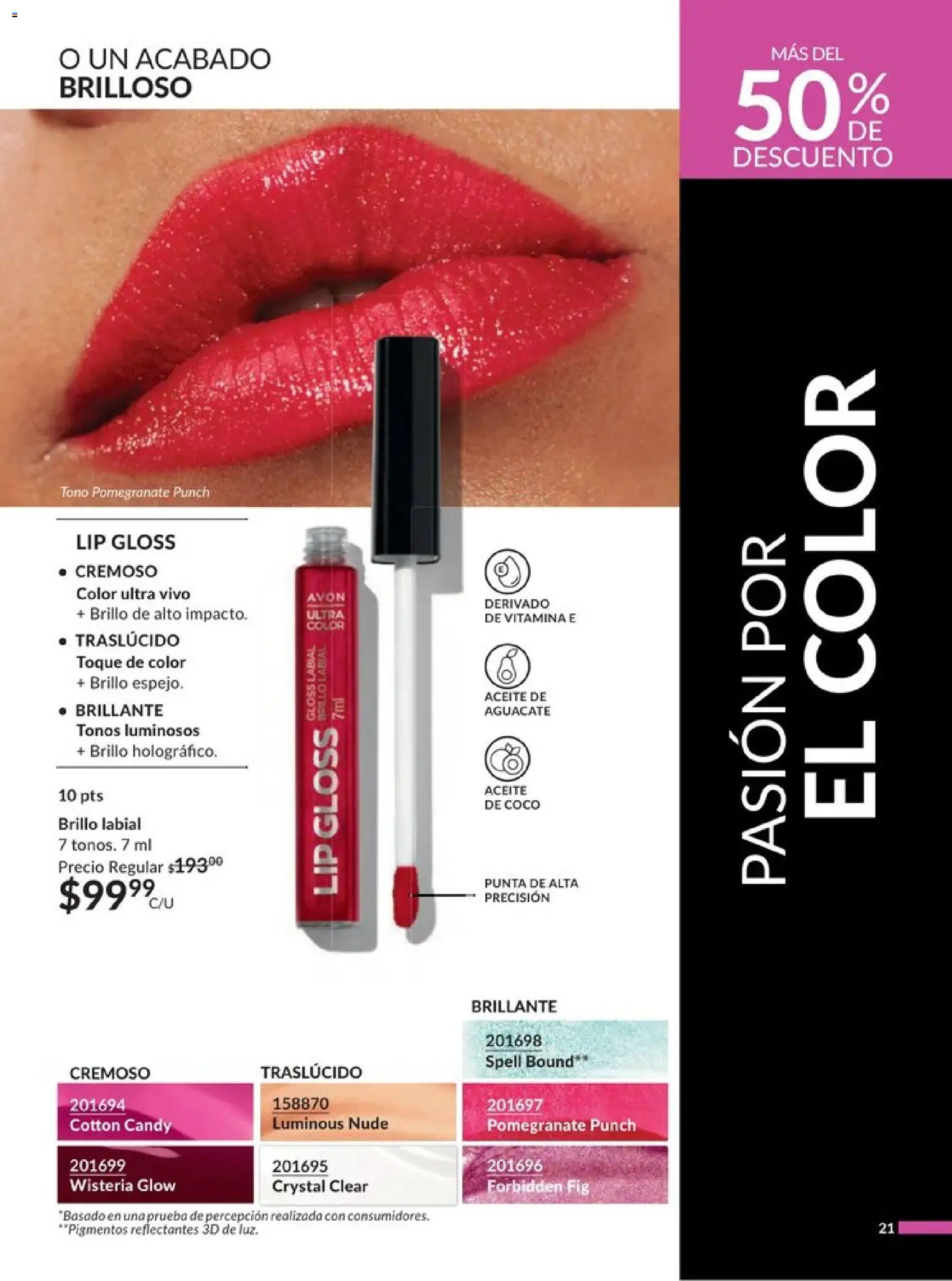 Nuevas ofertas de AVON válidas en toda la República Mexicana desde el 20.12.2025. ¡Encuentra las mejores ofertas en AVON campaña 1 2026! | Página: 26 | Productos: Brillo, Aceite, Aguacate