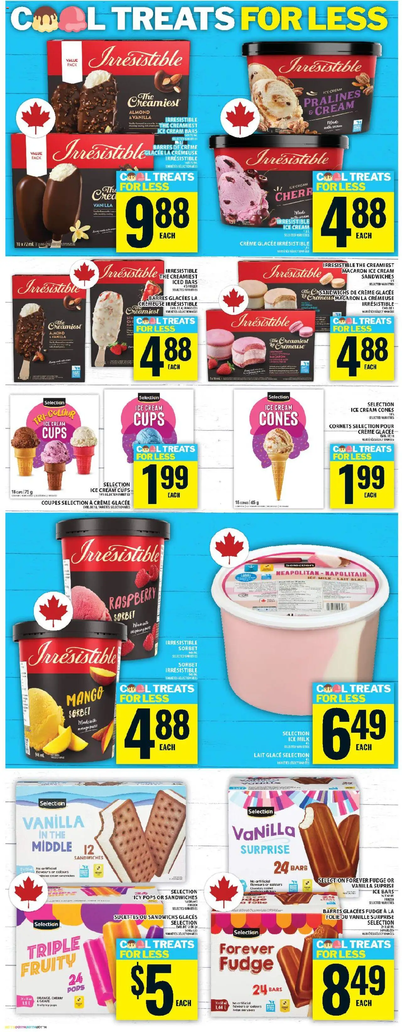 Food Basics flyer valid from 21.08.2025 | Page: 17 | Products: Cream, Ice cream, Milk