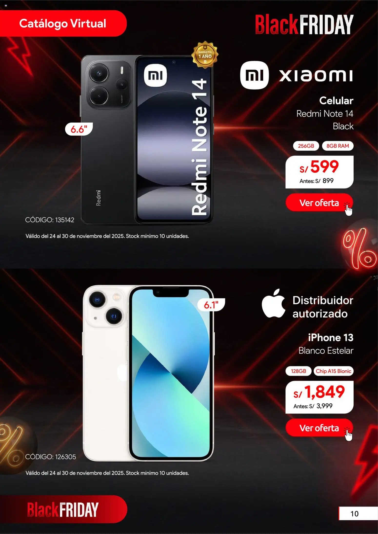 Catálogo Hiraoka válido desde 24.11.2025 | Página: 11 | Productos: Celular