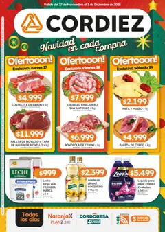 Vista previa Cordiez ofertas válido desde el 27.11.2025