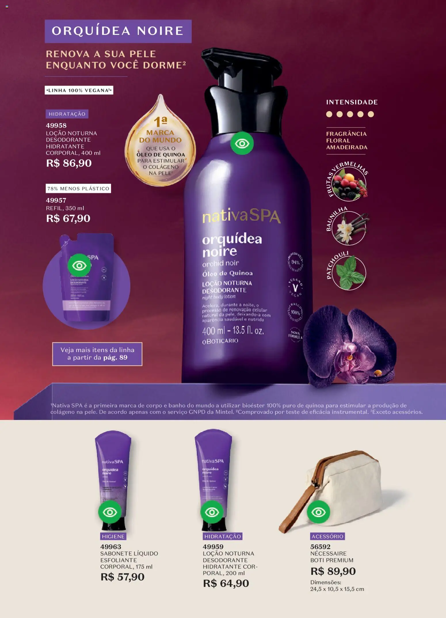O Boticário Folheto - válido de 02.03.2026 | Página: 93 | Produtos: Quinoa, Fragrância, Necessaire, Sabonete