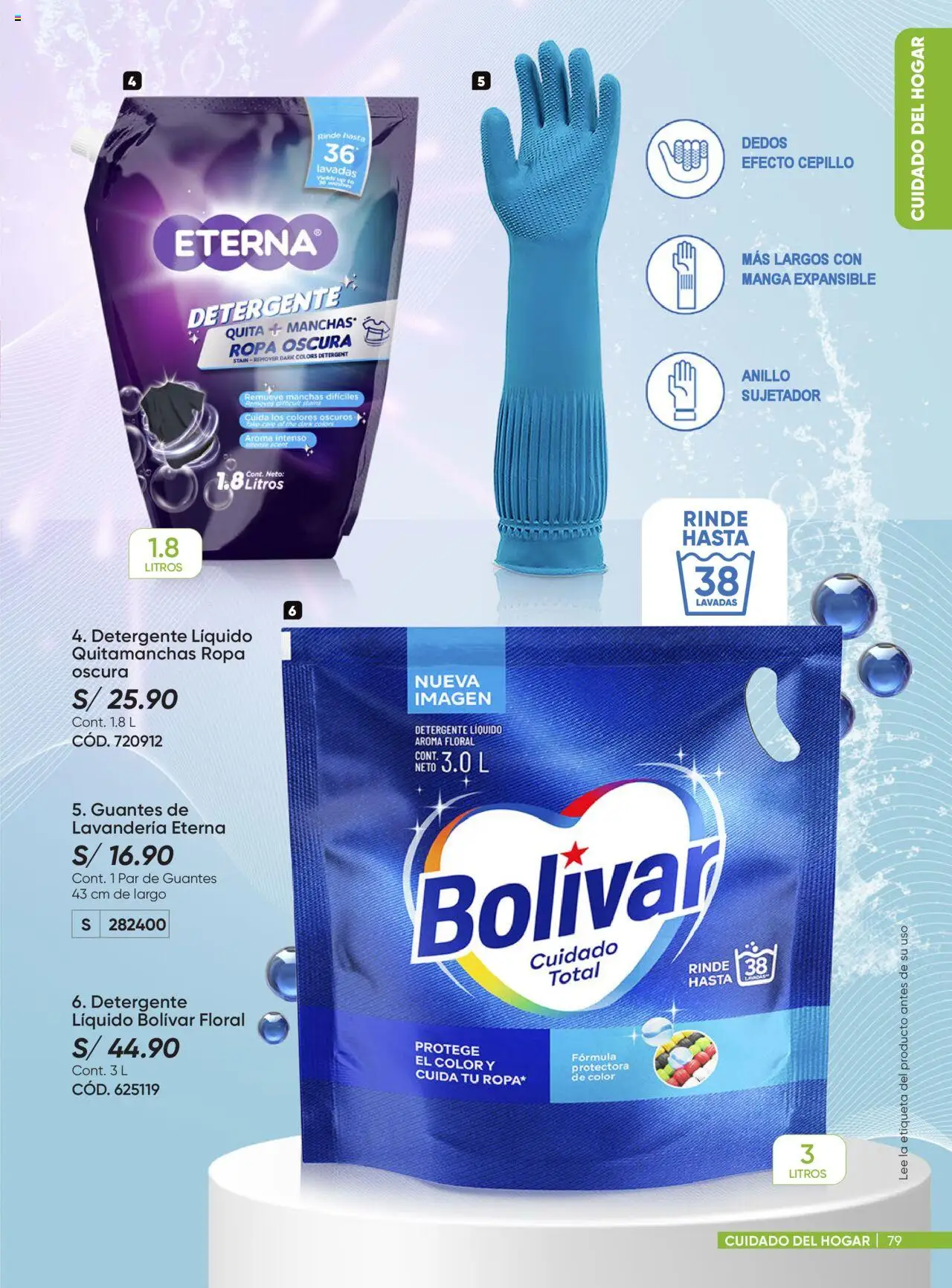 Catálogo Azzorti válido desde 18.08.2025 | Página: 79 | Productos: Quitamanchas, Detergente, Ropa, Guantes