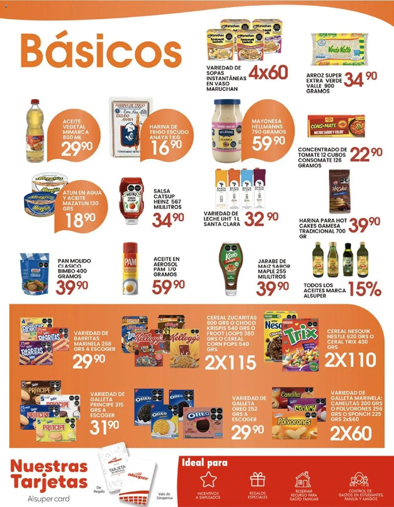 Nuevas ofertas de Alsuper válidas en toda la República Mexicana desde el 24.04.2026. ¡Encuentra las mejores ofertas en Alsuper folleto Torreon! | Página: 6 | Productos: Agua, Pan, Arroz, Catsup