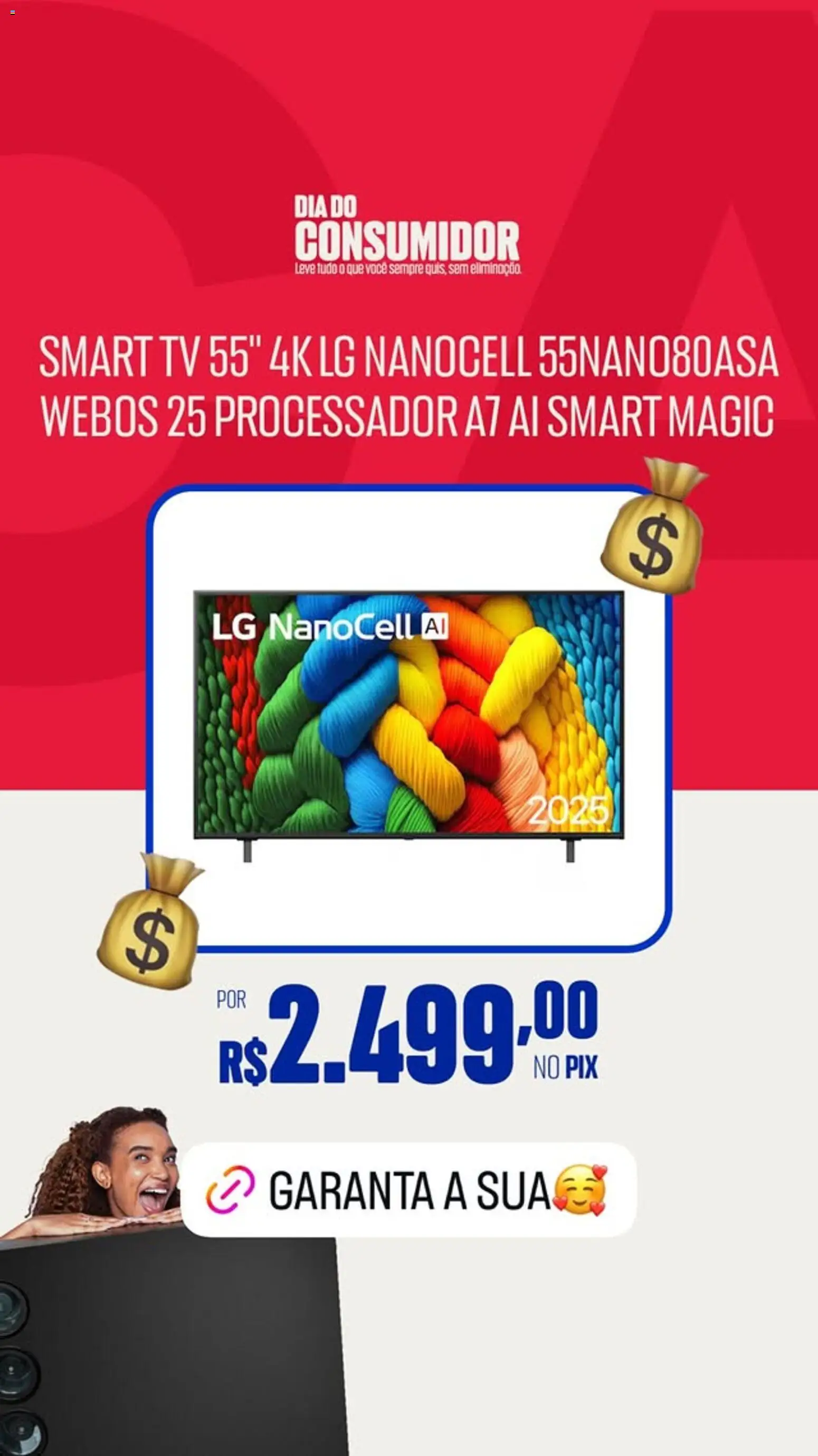 Casas Bahia Folheto - válido de 16.03.2026 | Página: 3 | Produtos: smart TV, Processador, Tv