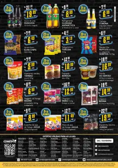 Cometa Supermercados ofertas Happy Hour - Pré-Visualização do folheto da loja Cometa Supermercados, válido de 03.04.2026 | Página: 2 | Produtos: Linguiça, Base, Salgadinhos, Batata