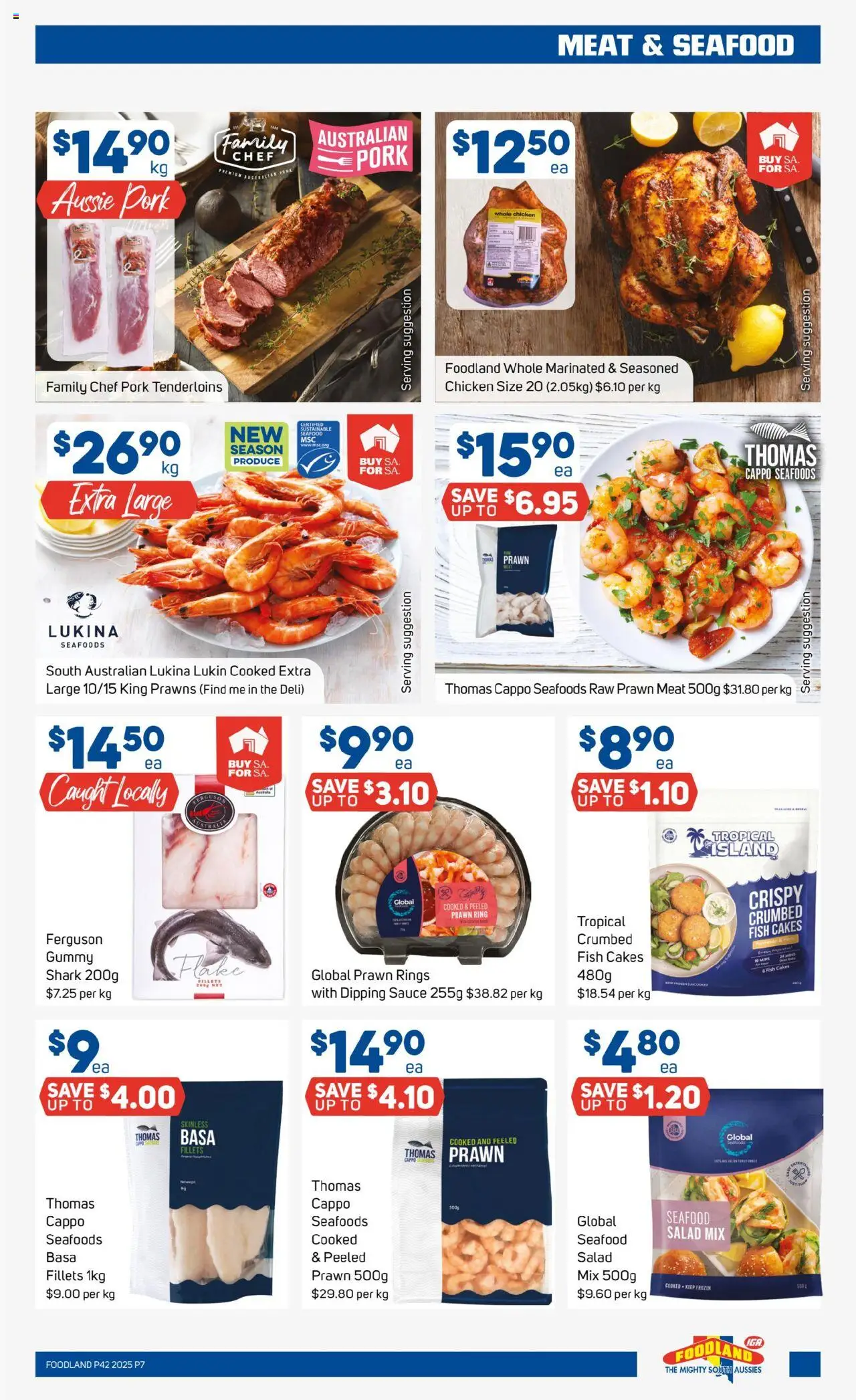 Foodland catalogue - valid from 15.10.2025 | Page: 7 | Products: Pork, Meat, Salad, Sustainable