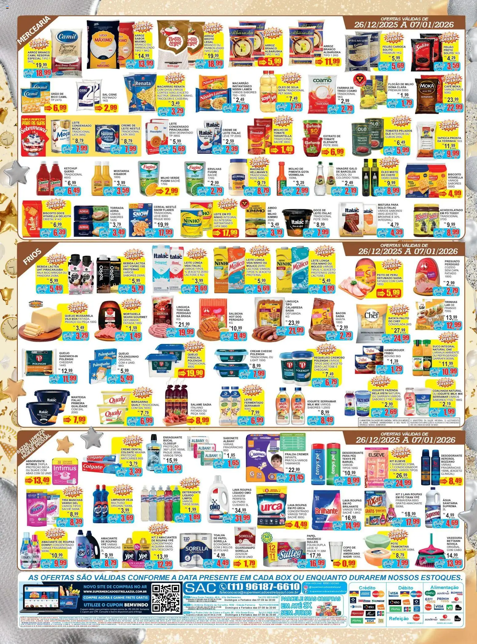 Estrela Azul Folheto - válido de 26.12.2025 | Página: 4 | Produtos: Shampoo, Condicionador, Amaciante de roupas, Macarrão