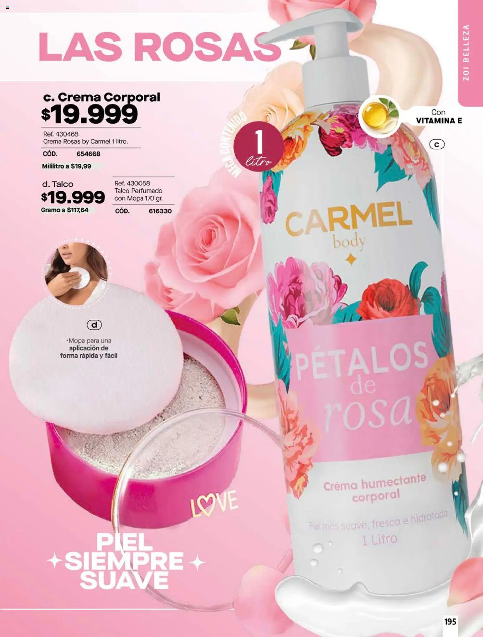 Pacifika revista - valida desde el 01.08.2026 | Página: 195 | Productos: Crema, Body