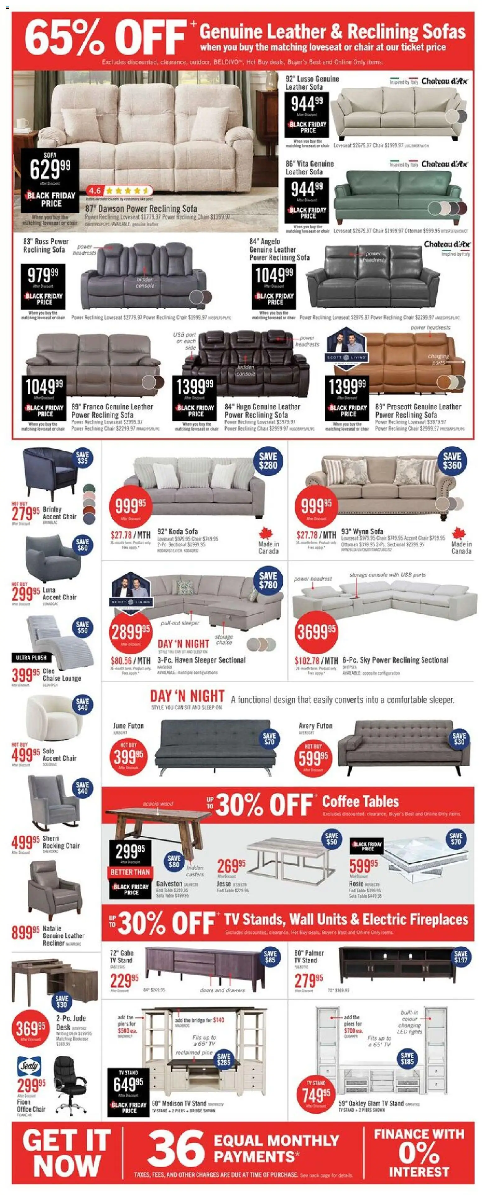 The Brick flyer valid from 03.11.2025 | Page: 5 | Products: Tv, Sofa, Table, Chair