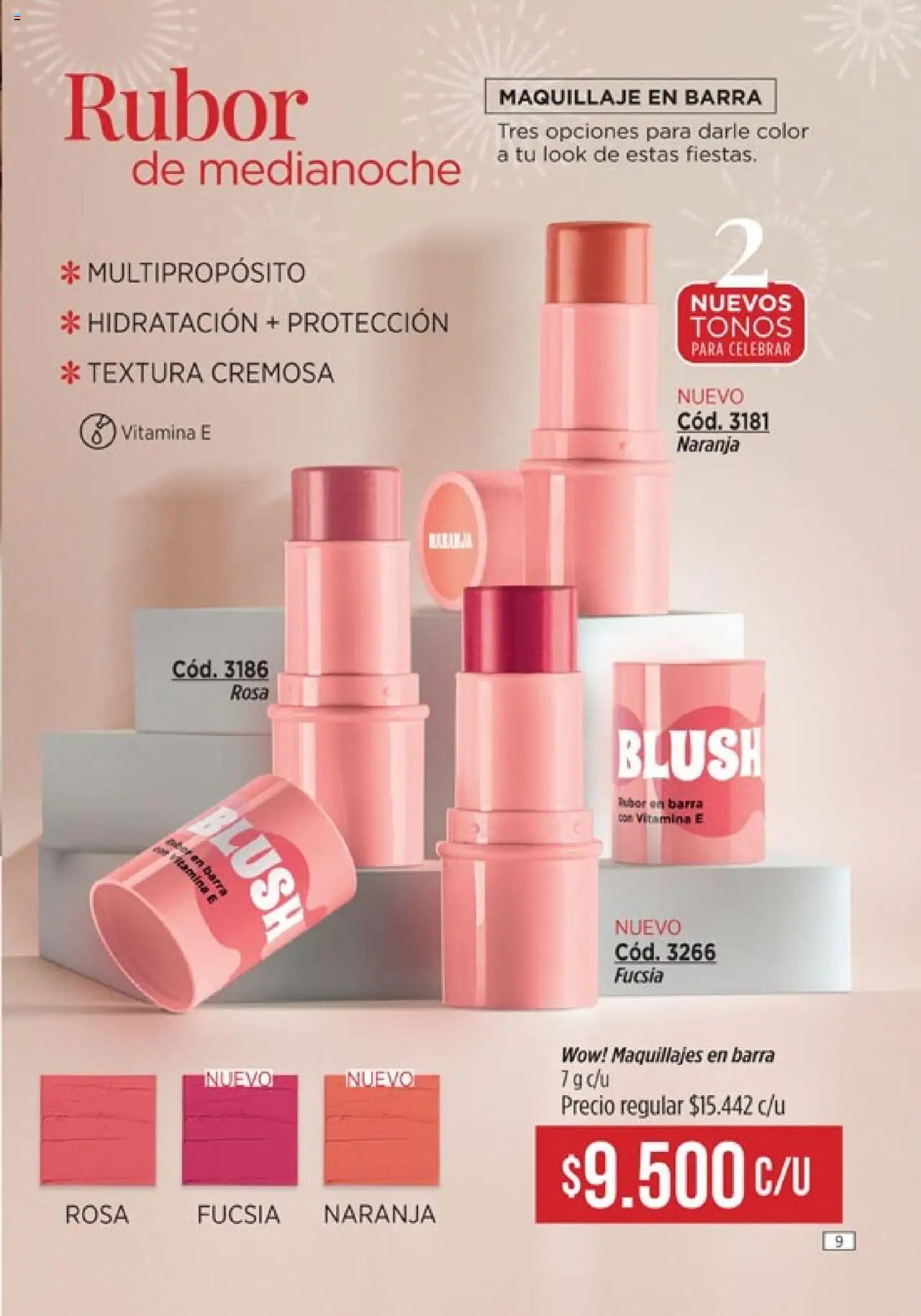 Catálogo Amodil Campaña 17/2025 │ válido desde el 14.10.2025 | Página: 9 | Productos: Maquillaje, Rubor