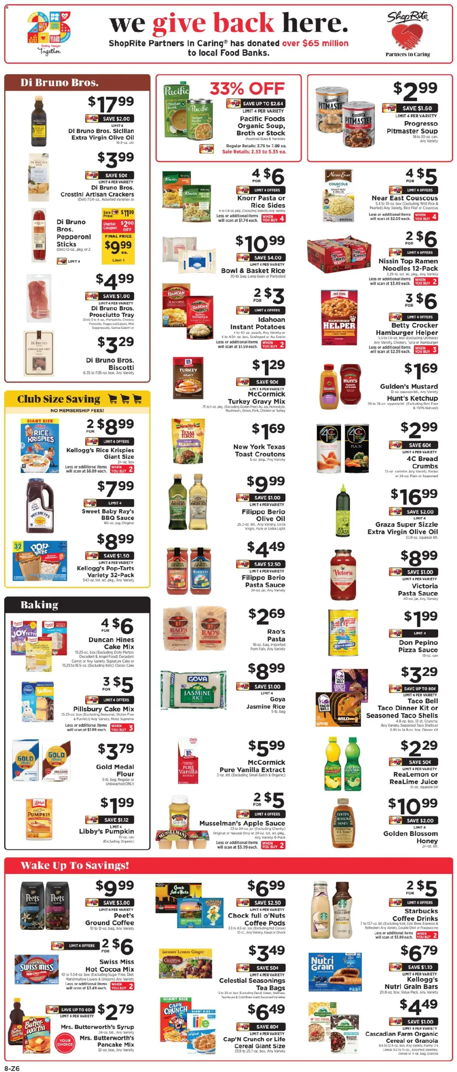 ShopRite Weekly Ad 2 - valid from 26.10.2025 | Page: 10 | Products: Pizza, Rice, Tea, Potatoes