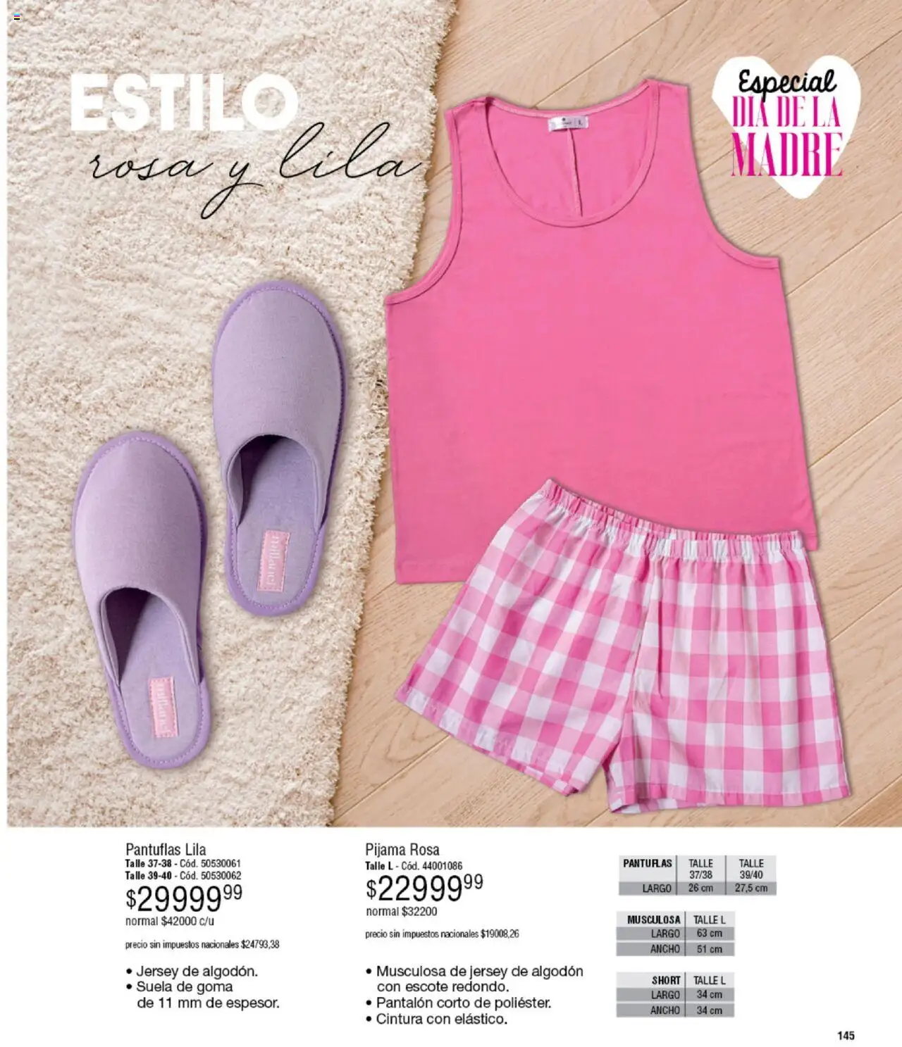 Millanel catálogo │ válido desde el 15.09.2025 | Página: 145 | Productos: Algodón, Short, Musculosa, Pijama