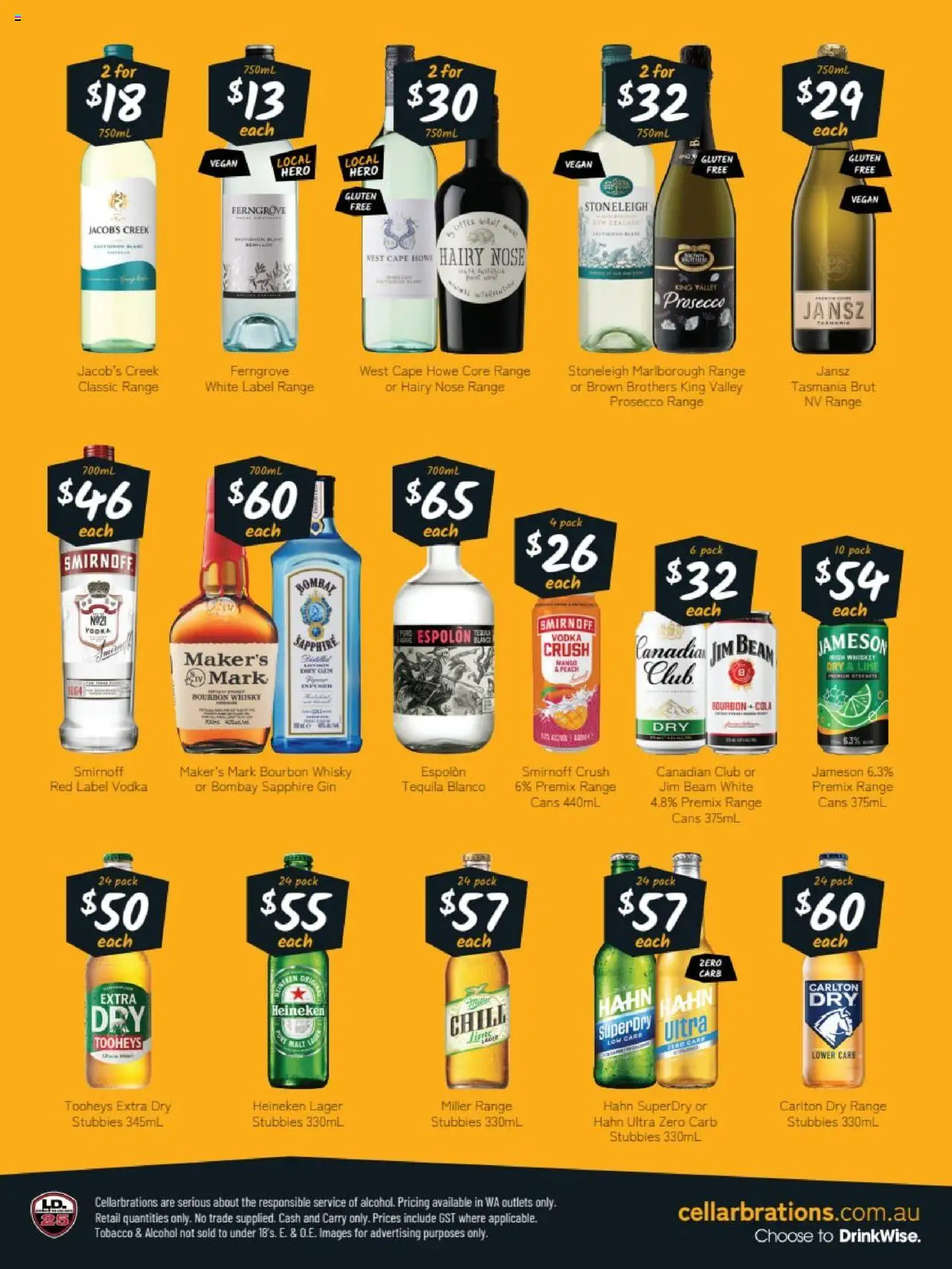 Cellarbrations catalogue - valid from 11.08.2025 | Page: 2 | Products: Bourbon, Gin, Whiskey, Mango