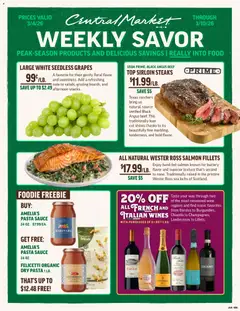 Preview of Central Market weekly ads valid from 04.03.2026