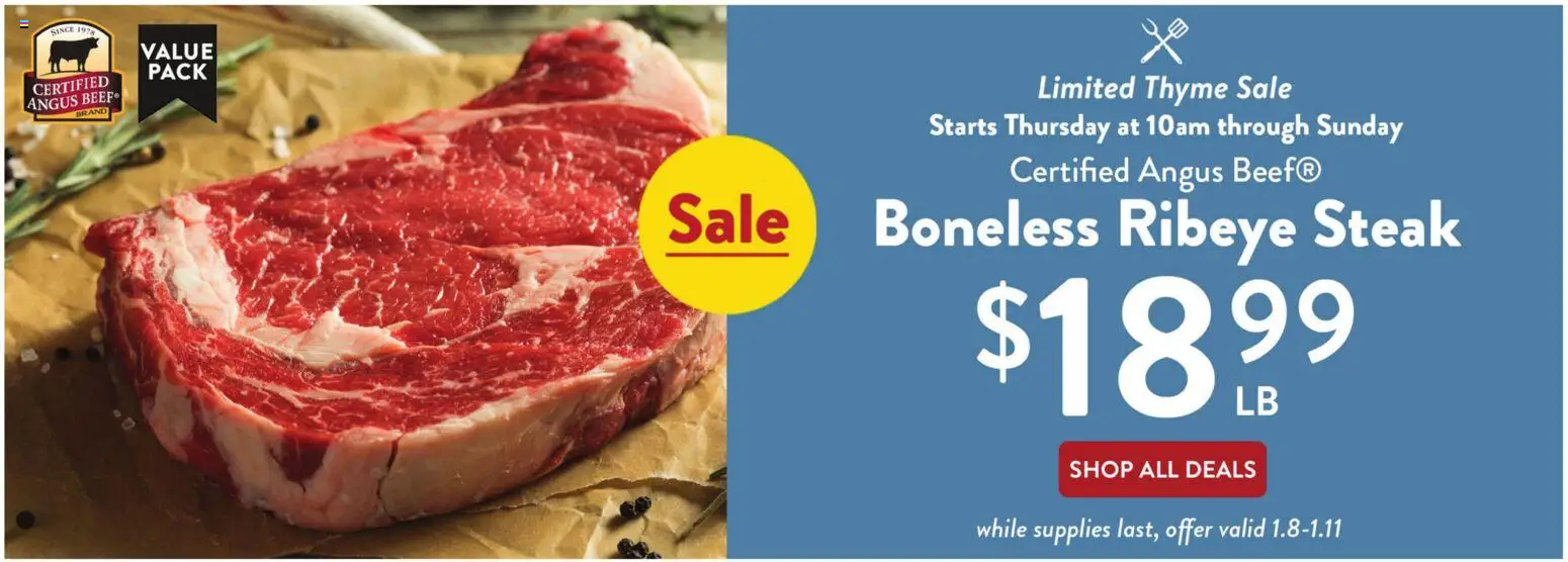 Fresh Thyme Weekly Ad - KY - valid from 07.01.2026 | Page: 2 | Products: Beef