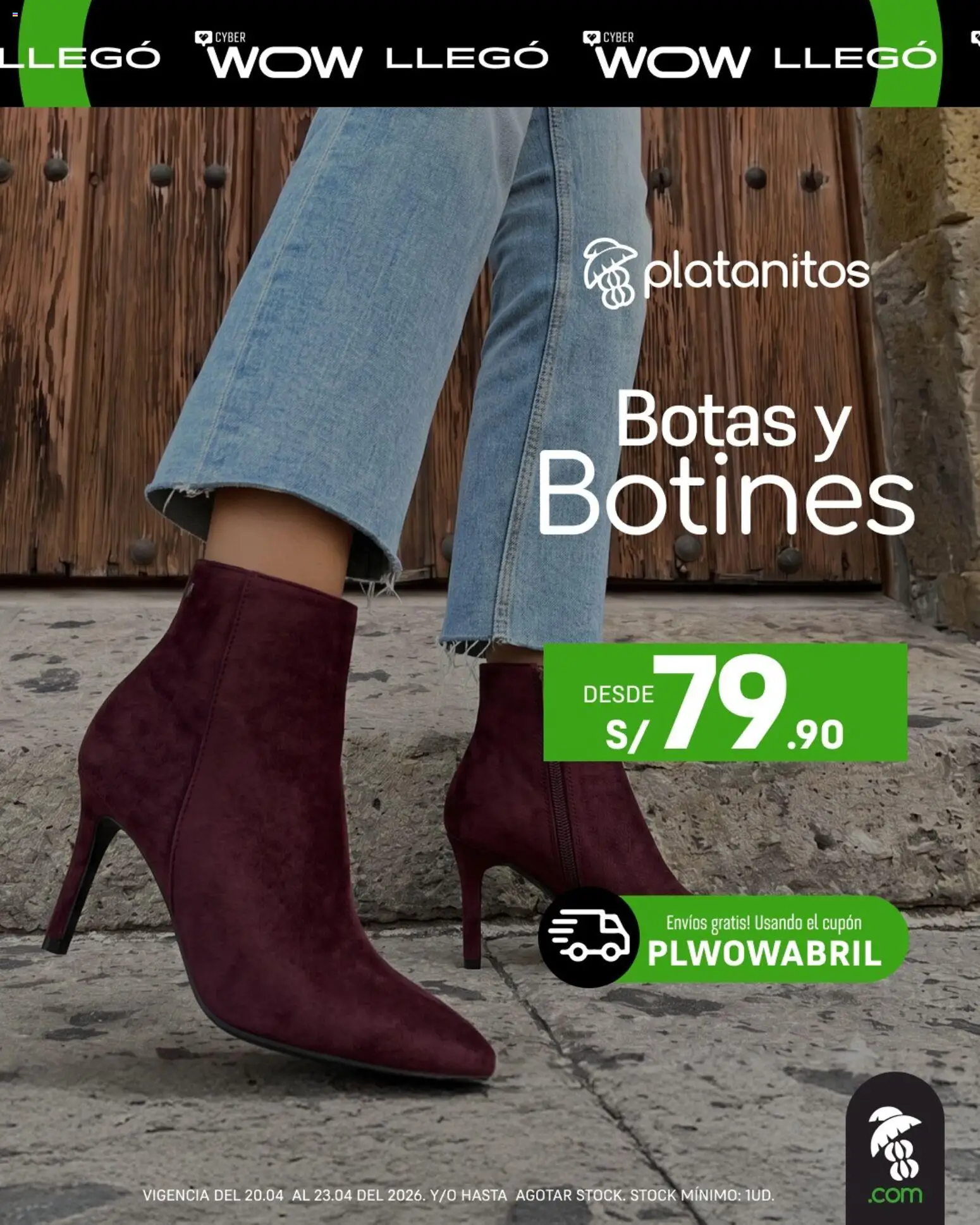 Catálogo Platanitos válido desde 20.04.2026 | Página: 1 | Productos: Botas