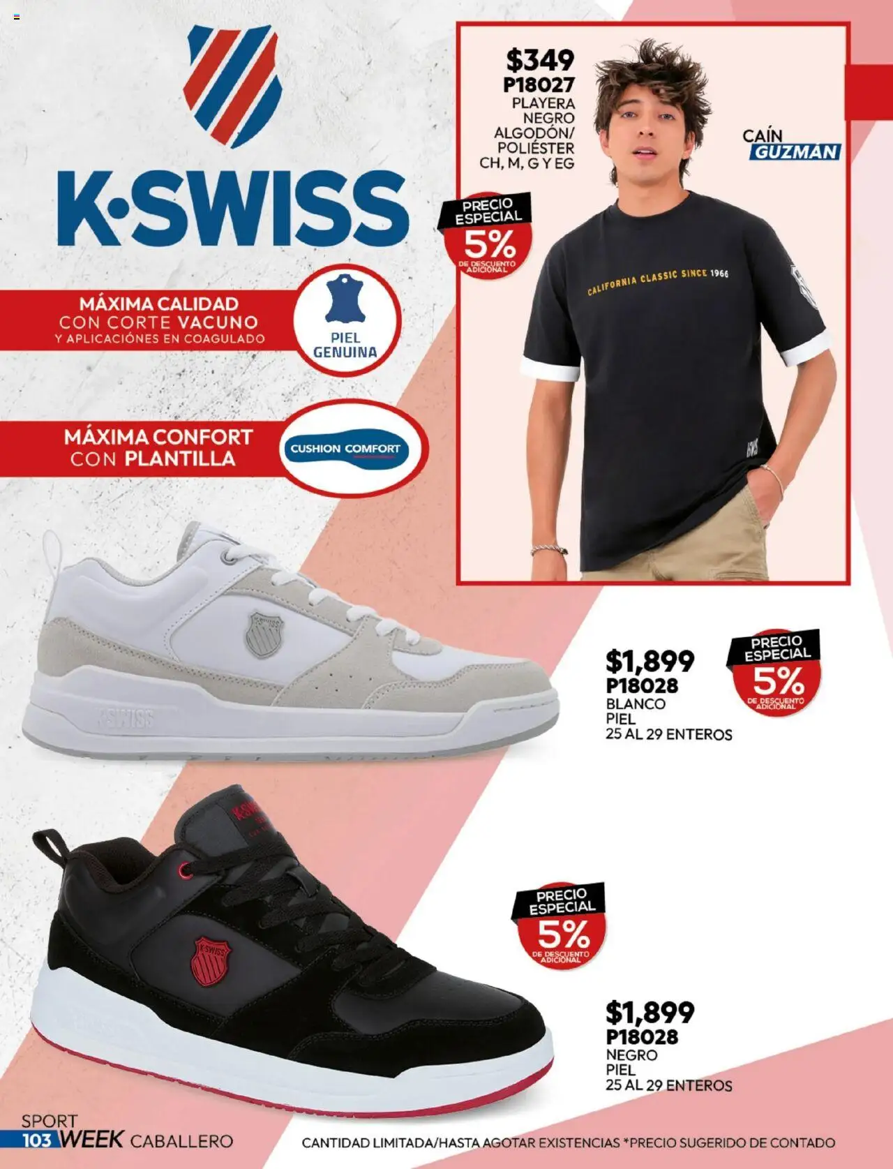Nuevas ofertas de Cklass válidas en toda la República Mexicana desde el 25.08.2025. ¡Encuentra las mejores ofertas en Cklass - Catálogo Sportweek! | Página: 104 | Productos: Playera