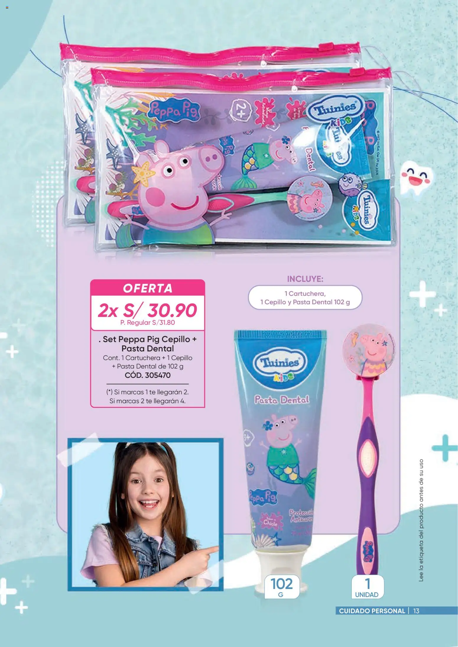 Catálogo Azzorti válido desde 09.03.2026 | Página: 13 | Productos: Pasta dental, Té, Pasta