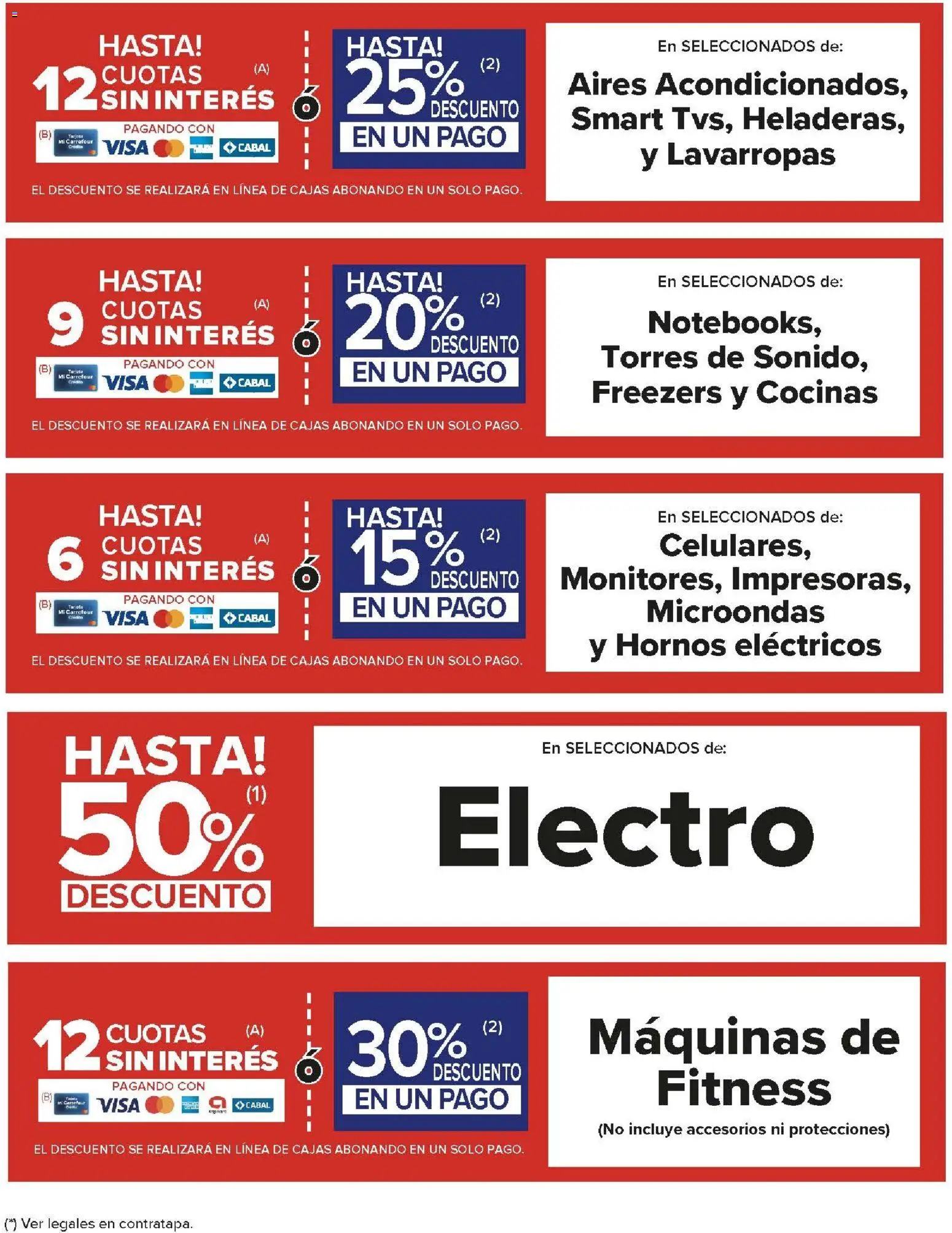Carrefour ofertas │ válido desde el 26.11.2025 | Página: 30 | Productos: Lavarropas, Microondas