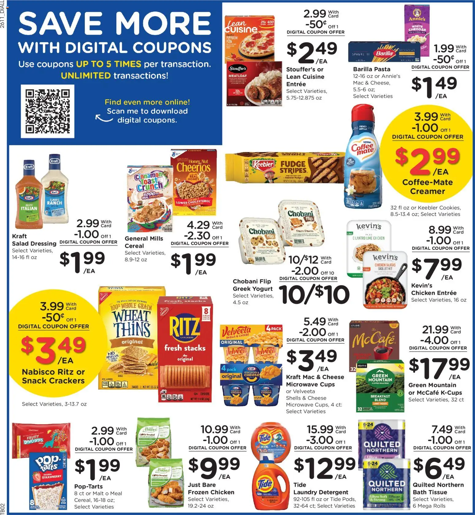 Dillons Weekly Ad - KS - valid from 15.04.2026 | Page: 4 | Products: Yogurt, Pasta, Salad, Lime