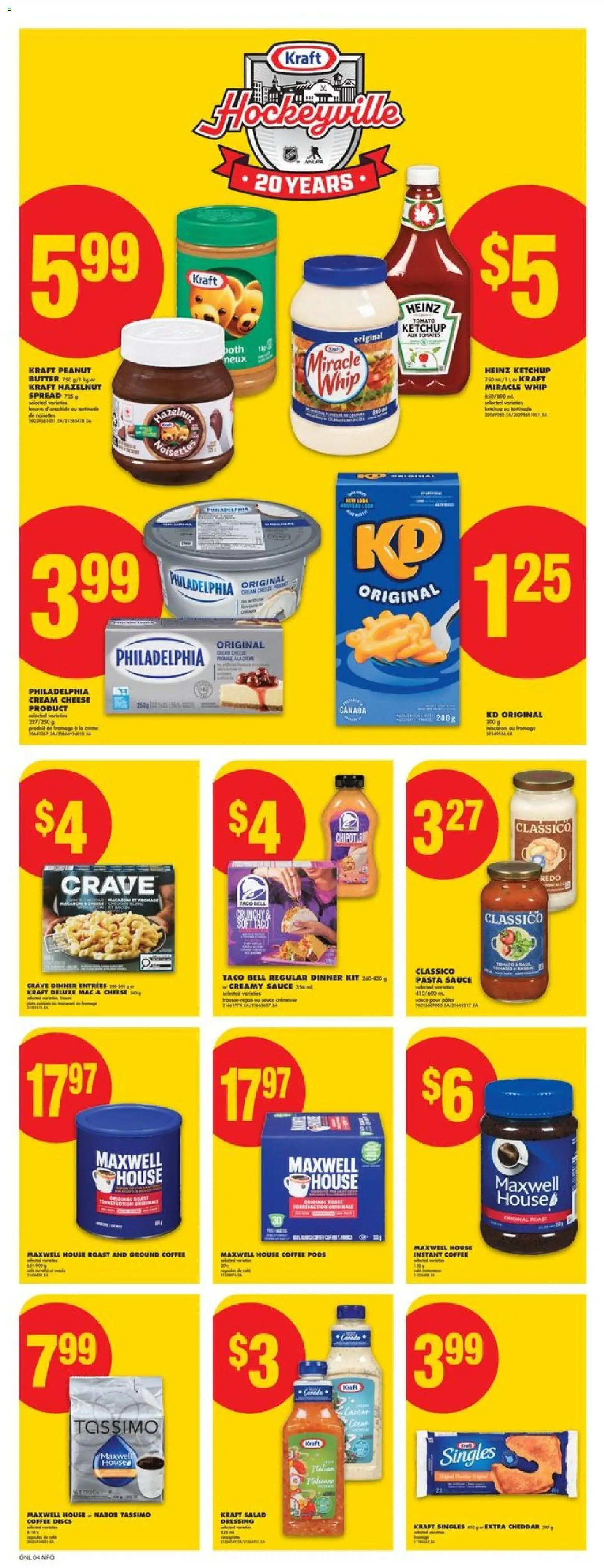 No Frills flyer valid from 15.01.2026 | Page: 10 | Products: Pasta, Cream, Salad, Butter