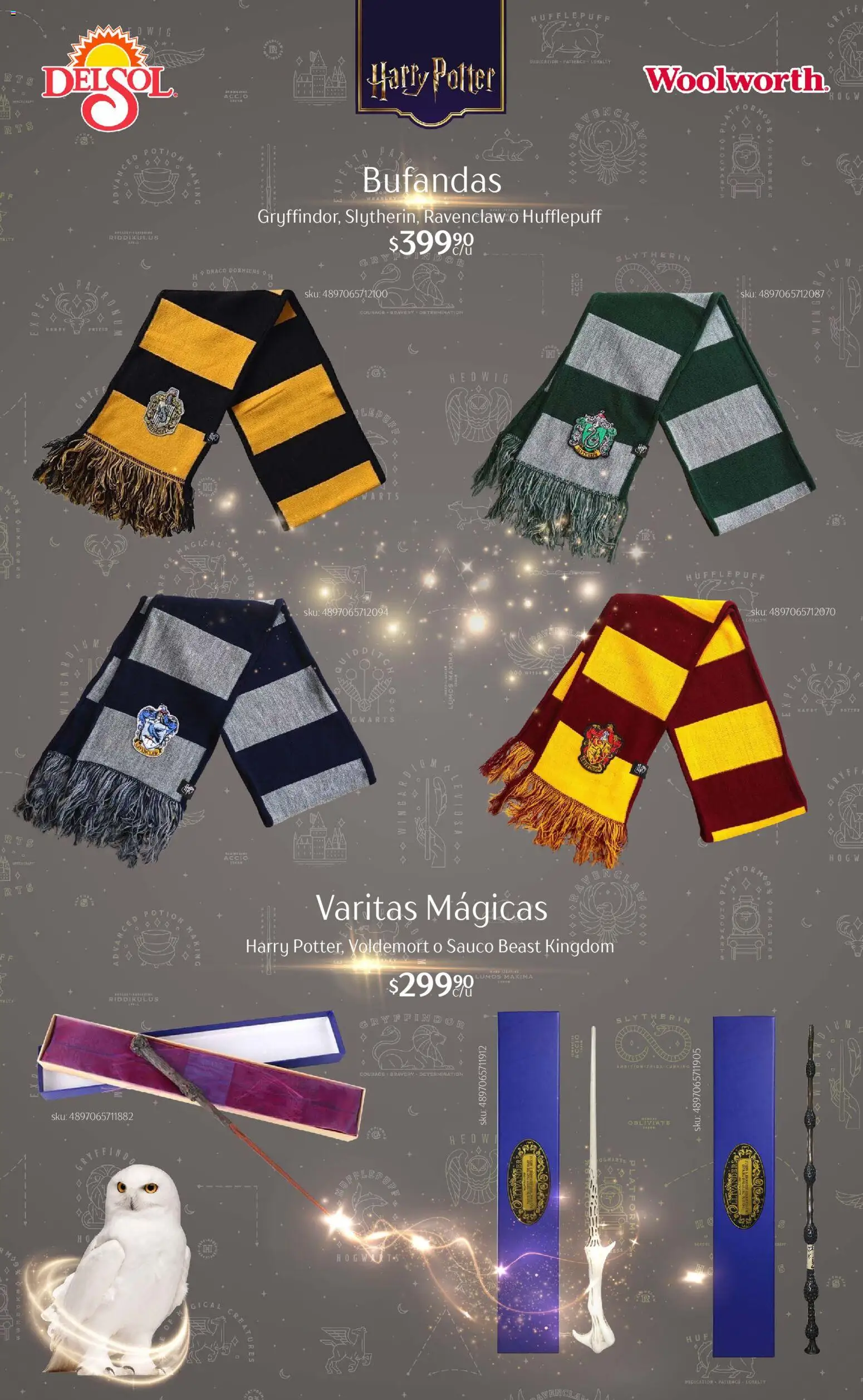 Nuevas ofertas de Del Sol y Woolworth válidas en toda la República Mexicana desde el 04.12.2025. ¡Encuentra las mejores ofertas en Del Sol y Woolworth catálogo Harry Potter! | Página: 17