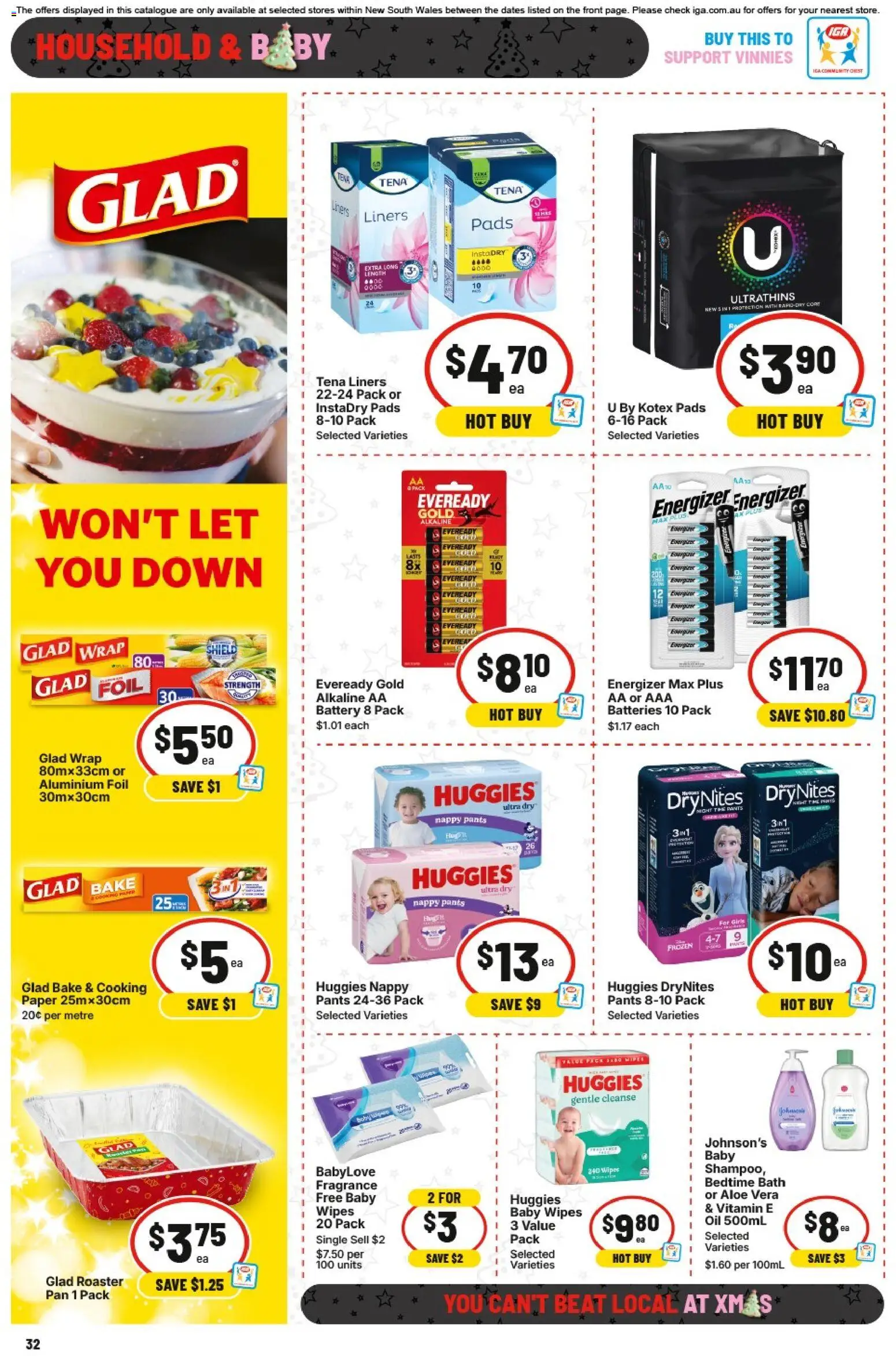 IGA catalogue - valid from 10.12.2025 | Page: 36 | Products: Oil, Pants, Batteries, Vitamin