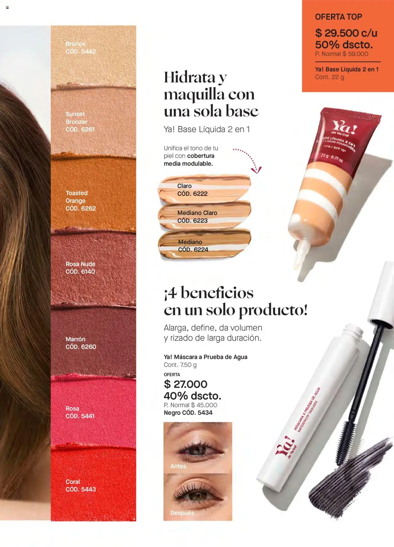 Yanbal revista - valida desde el 11.10.2025 | Página: 73 | Productos: Agua, Top, Máscara