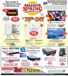 Preview of ABC Warehouse weekly ads valid from 19.04.2026