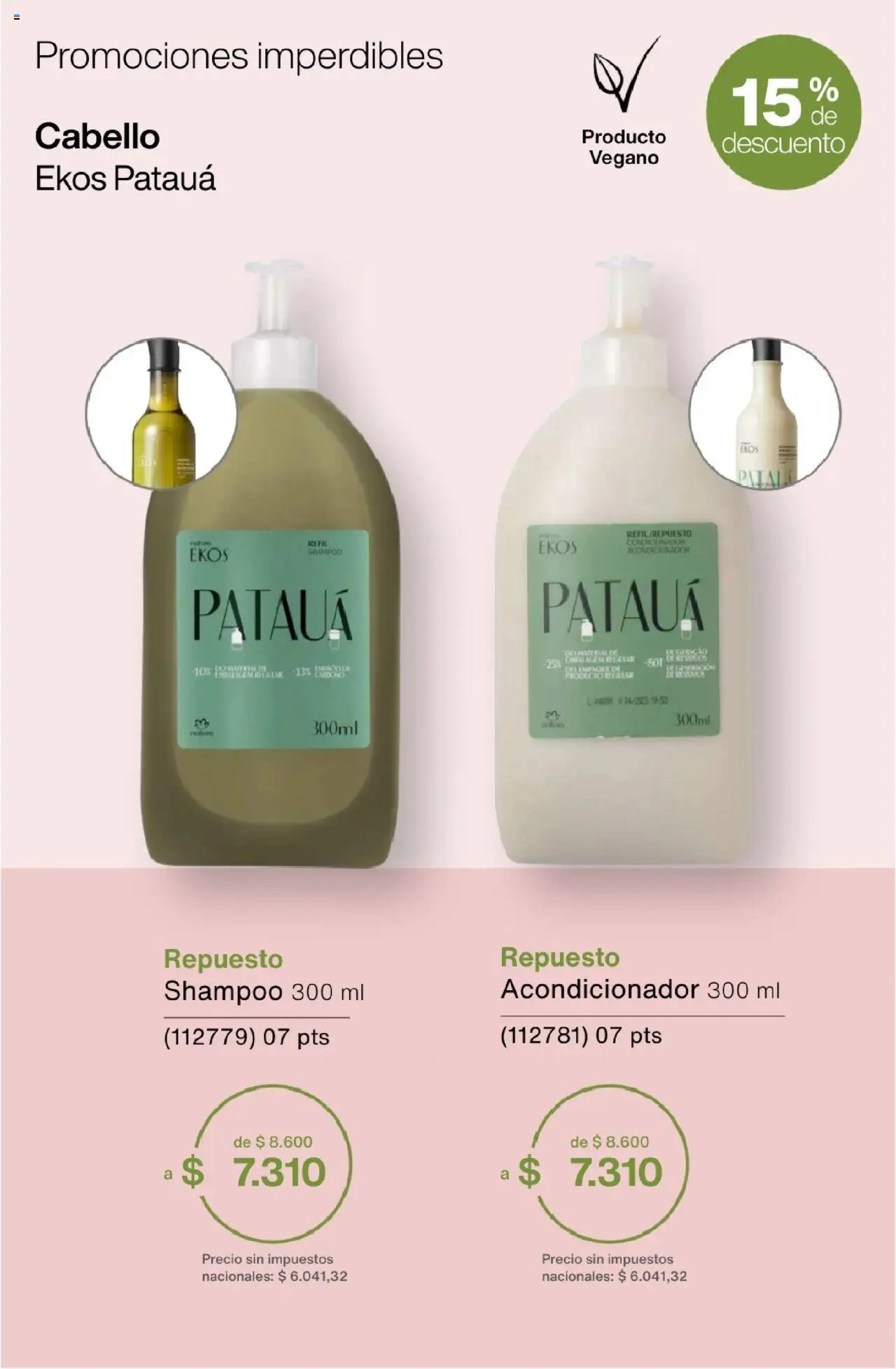 Natura - Catálogo Ciclo 15 │ válido desde el 01.10.2025 | Página: 45 | Productos: Shampoo, Acondicionador