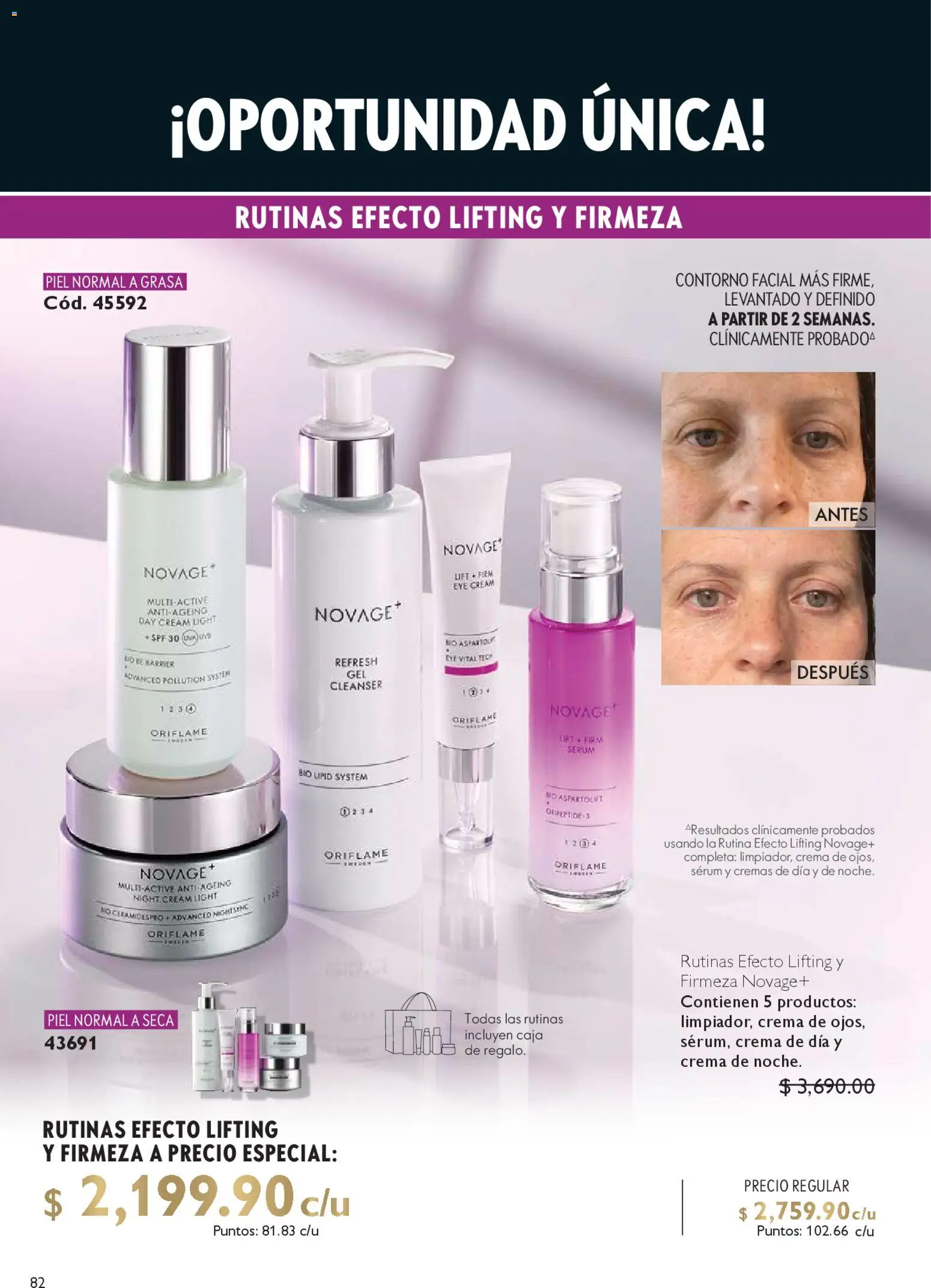 Nuevas ofertas de Oriflame válidas en toda la República Mexicana desde el 25.10.2025. ¡Encuentra las mejores ofertas en Oriflame Buen Fin! | Página: 82 | Productos: Serum, Crema, Contorno, Caja