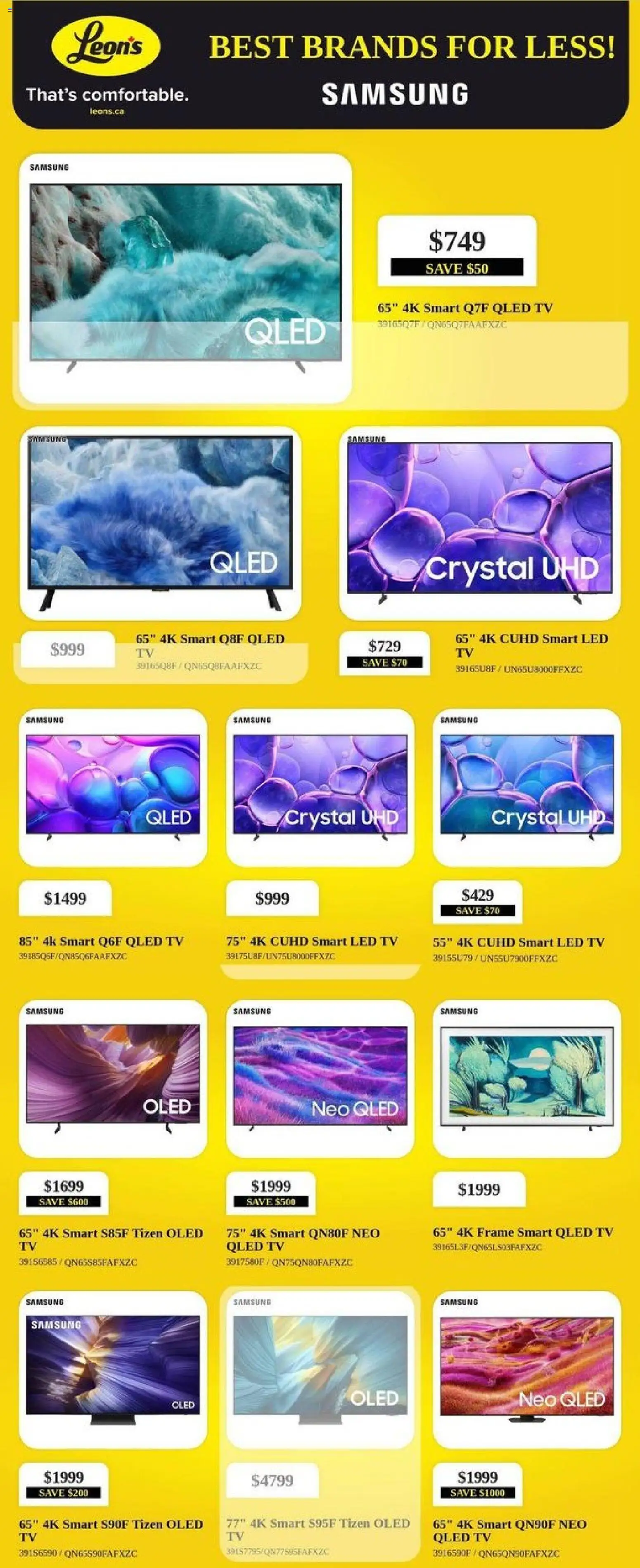 Leon's flyer valid from 09.04.2026 | Page: 1 | Products: Tv