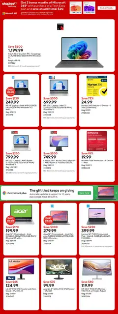 Preview of Staples weekly flyer / circulaire from shop Staples valid from 19.12.2025 | Page: 6