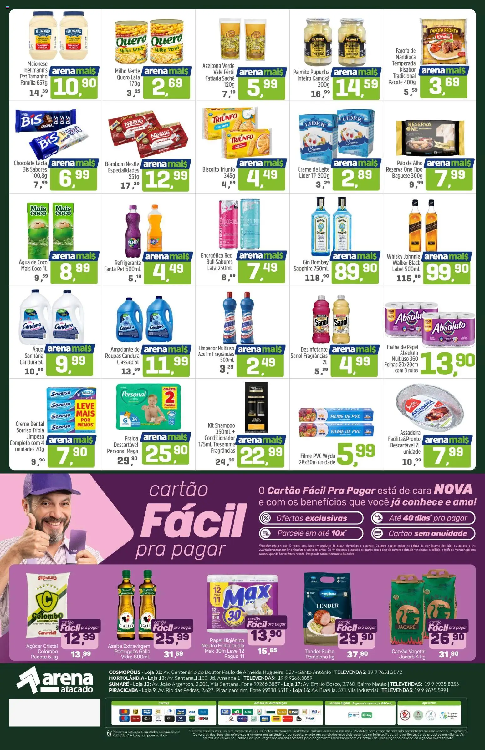 Arena Atacado Folheto - válido de 22.12.2025 | Página: 2 | Produtos: Energético, Creme, Fraldas, Creme dental