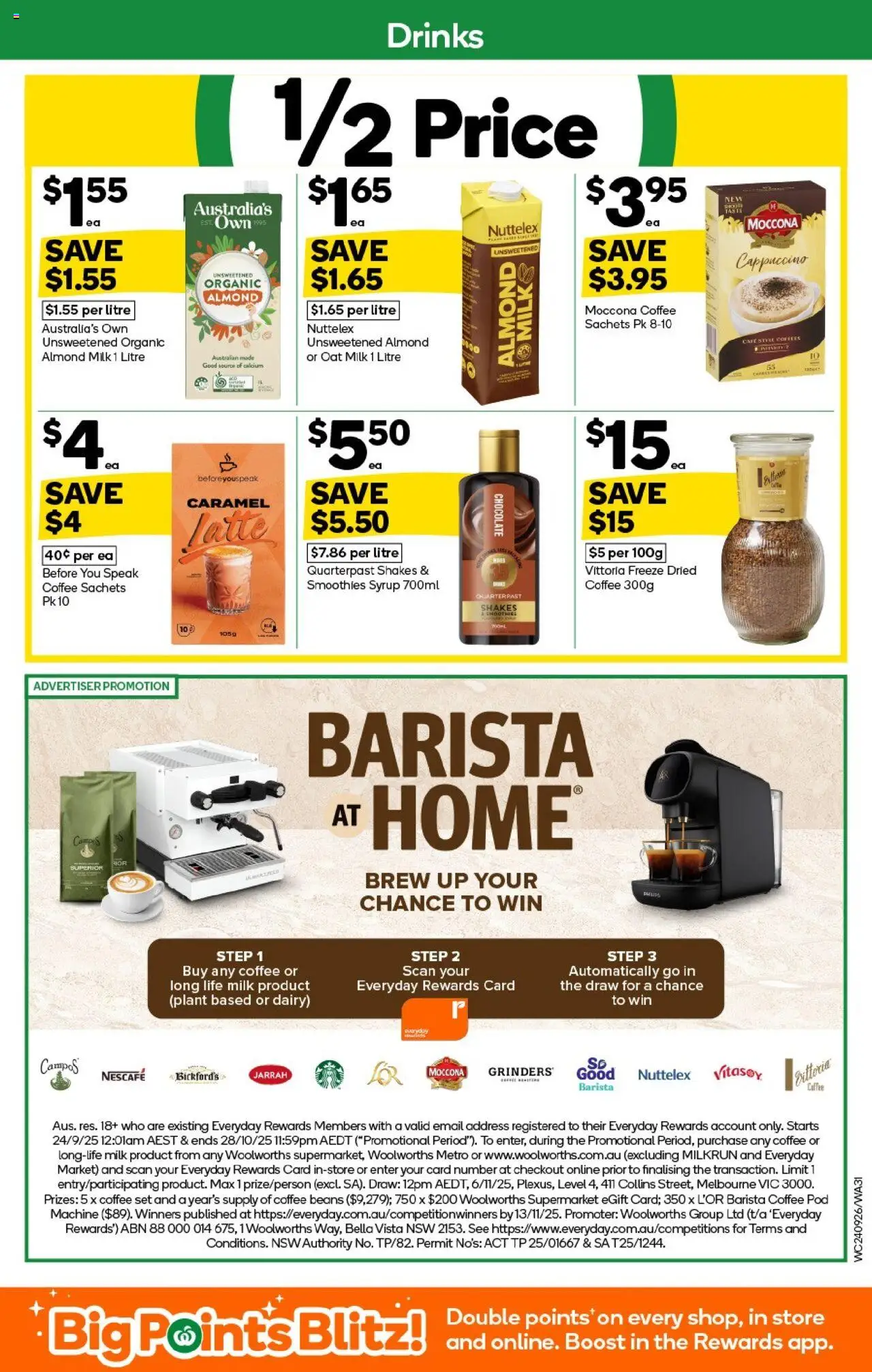 Woolworths catalogue - valid from 24.09.2025 | Page: 31 | Products: Plant, Chocolate, Moccona, Nescafe