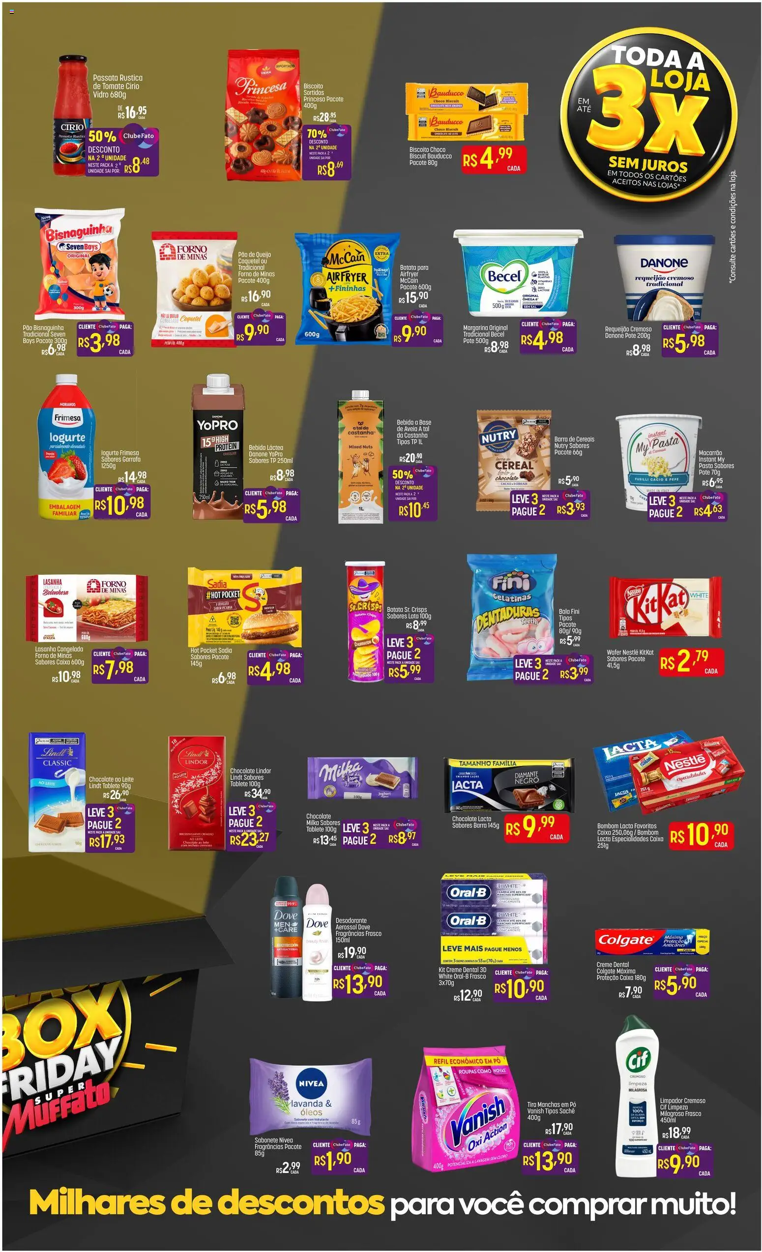 Super Muffato Folheto - válido de 26.11.2025 | Página: 3 | Produtos: Cará, Leite, Bala, Margarina