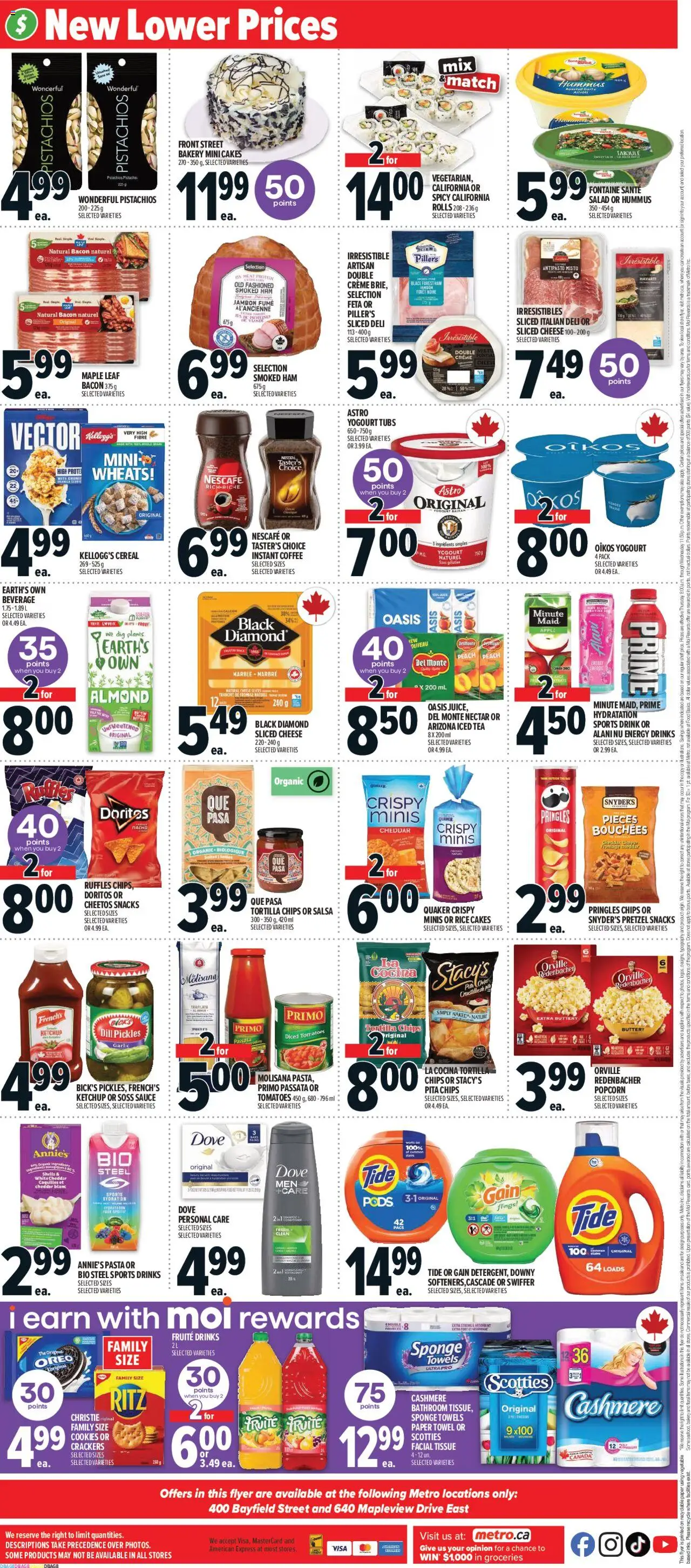 Metro flyer valid from 25.09.2025 | Page: 4 | Products: Rice, Chips, Ketchup, Ham