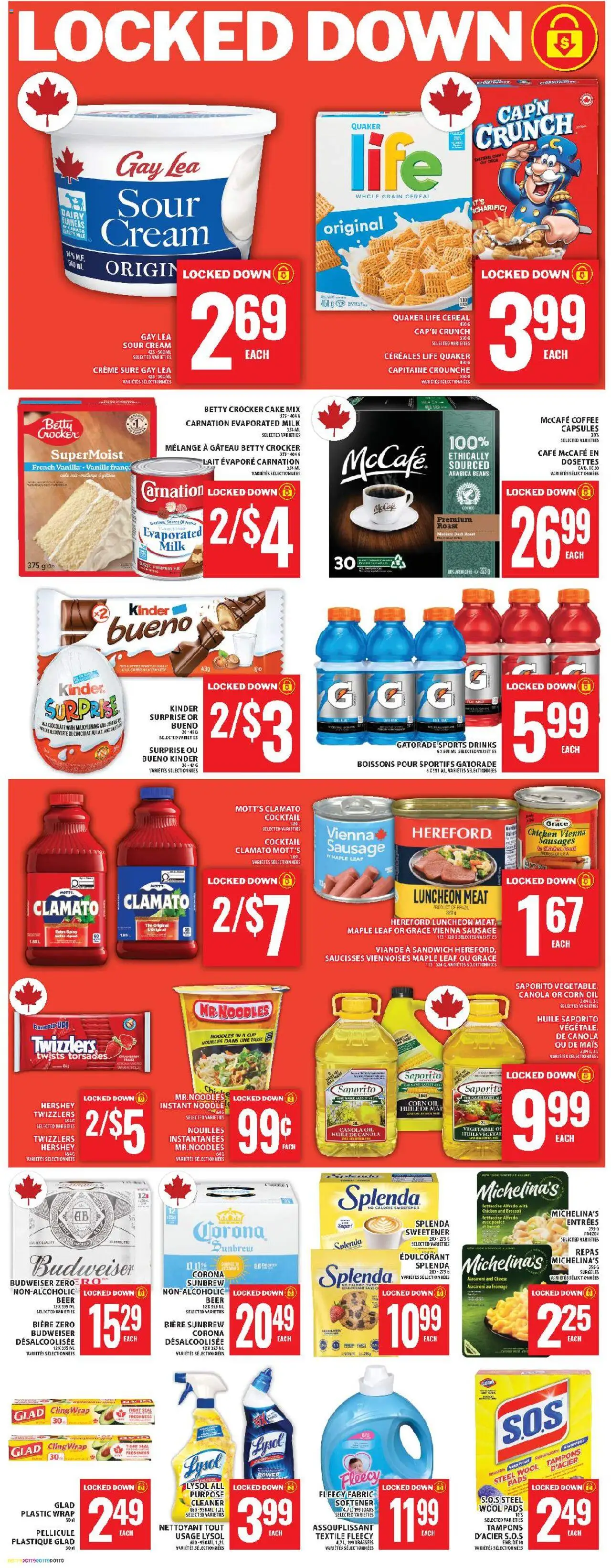 Food Basics flyer valid from 31.07.2025 | Page: 11 | Products: Sour cream, Milk, Oil, Chicken