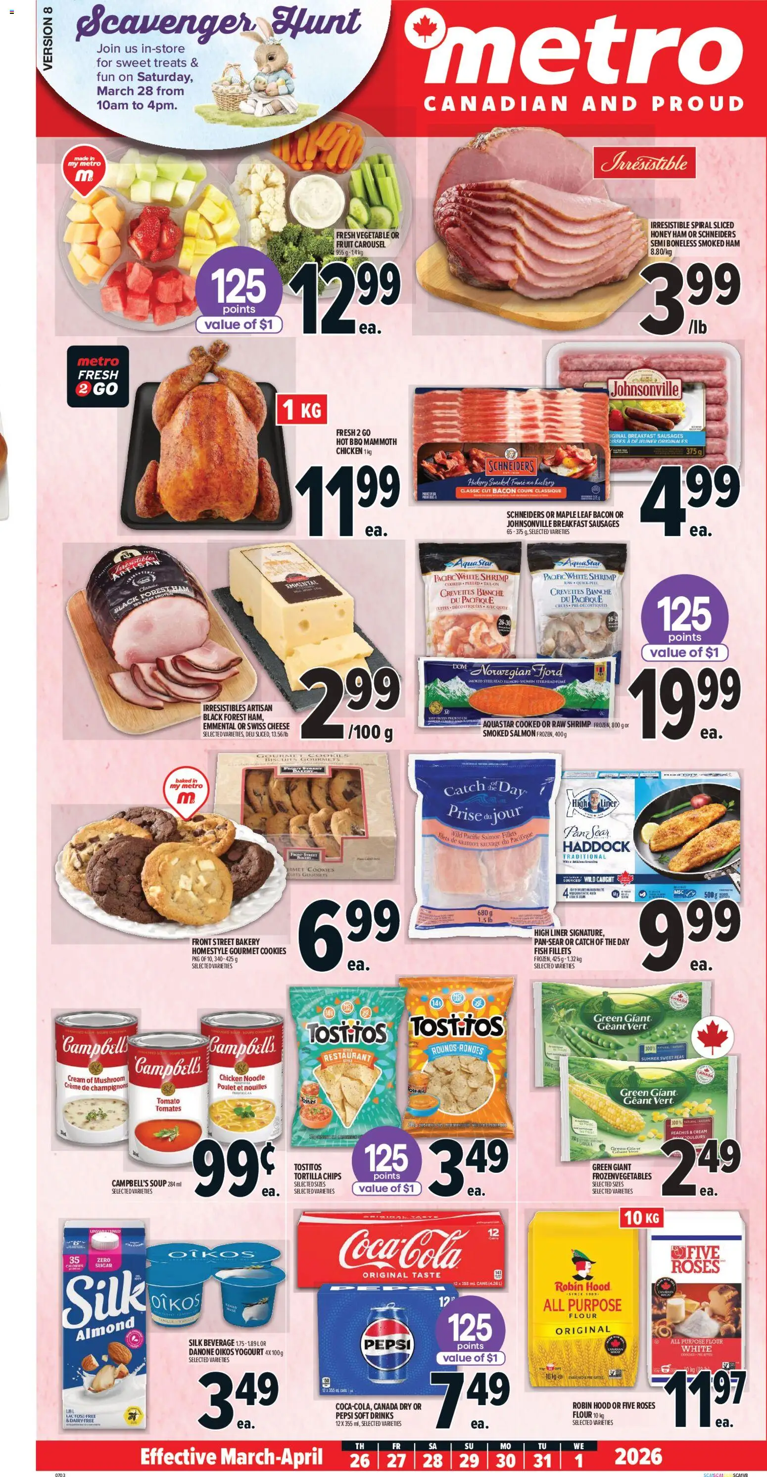 Metro flyer valid from 26.03.2026 | Page: 2 | Products: Fish, Chips, Cookies, Chicken