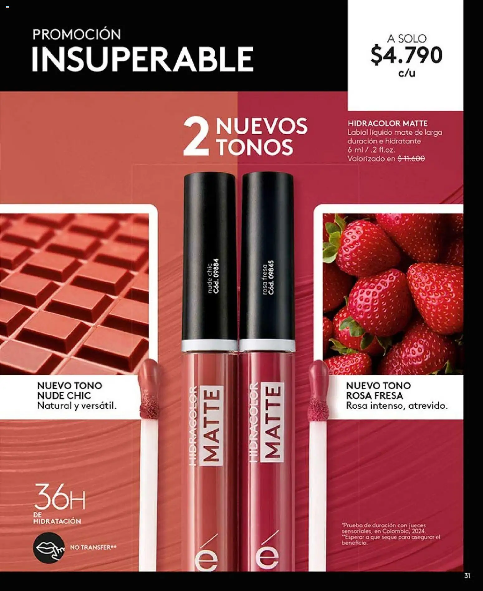 Catálogo Ésika Campaña 2 │ válido desde el 15.01.2026 | Página: 31 | Productos: Mate, Labial