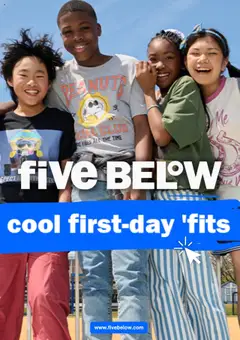 Preview of Five Below weekly ads valid from 03.08.2025