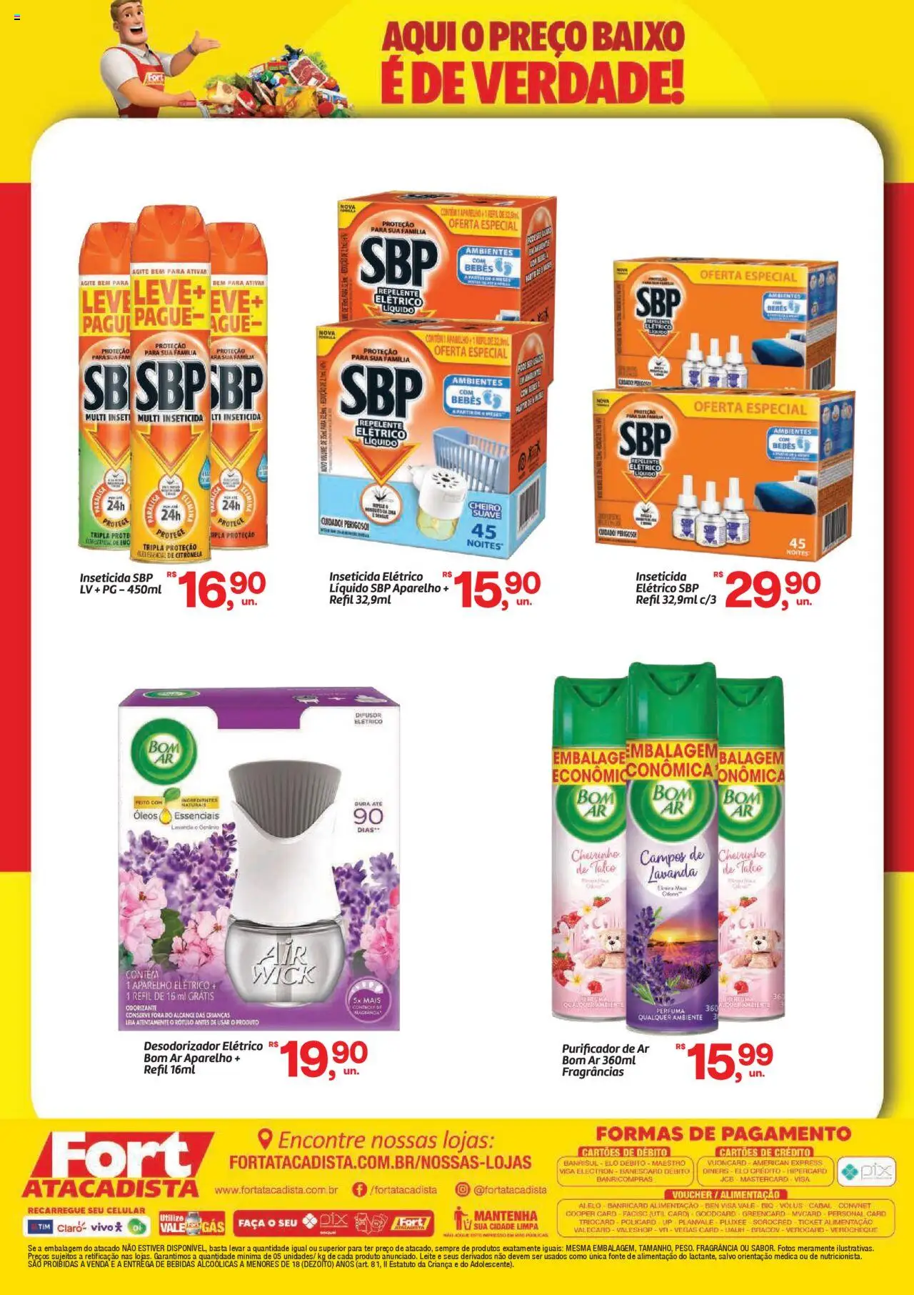 Fort Atacadista Folheto - válido de 16.10.2025 | Página: 2 | Produtos: Purificador de ar, Fragrância, Leite, Inseticida