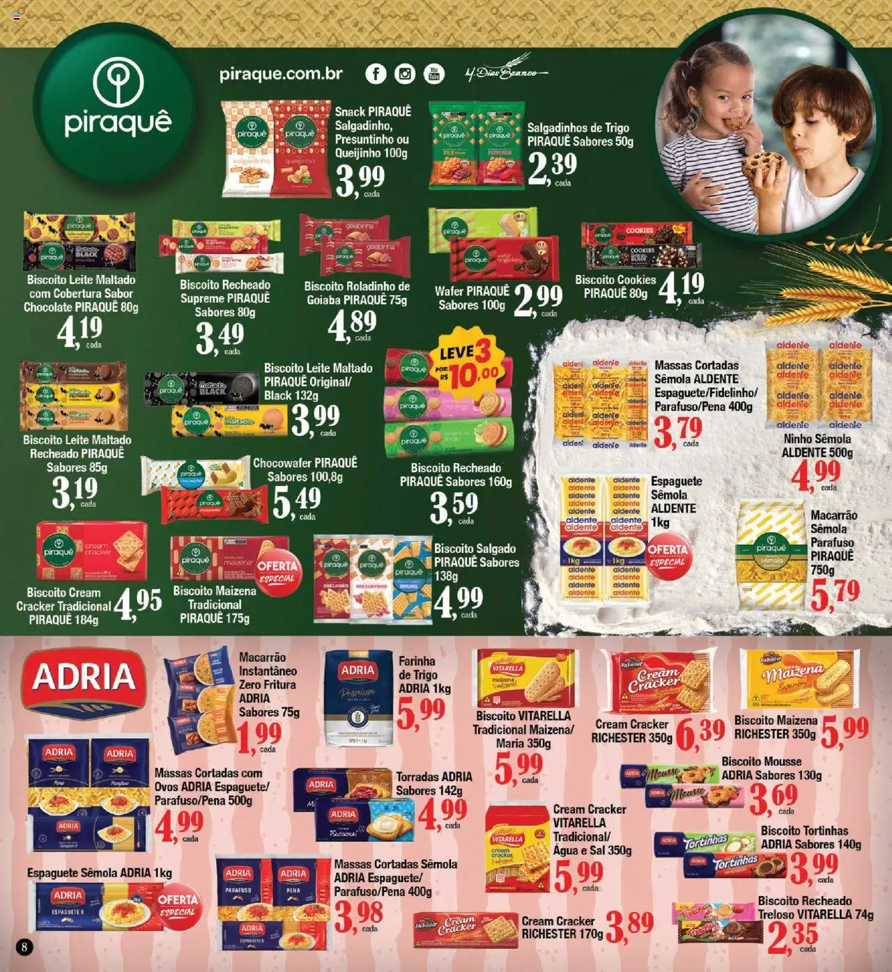 Supermercados Unidos Folheto - válido de 01.10.2025 | Página: 8 | Produtos: Mousse, Biscoito, Chocolate, Salgadinhos