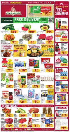 Cardenas Weekly Ad - valid from 20.08.2025 | Page: 1 | Products: Coffee, Chips, Water, Mango