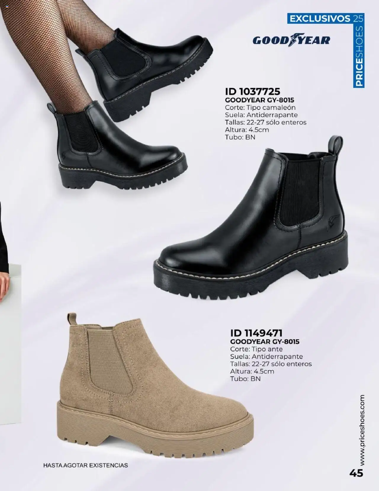 Nuevas ofertas de Price Shoes válidas en toda la República Mexicana desde el 19.10.2025. ¡Encuentra las mejores ofertas en Price Shoes catálogo Exclusivos 2025! | Página: 45