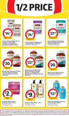 Preview of Coles  Catalogue  - valid from 25.12.2025 | Page: 10 | Products: Argan oil, Fish oil, Tablets, Vitamin