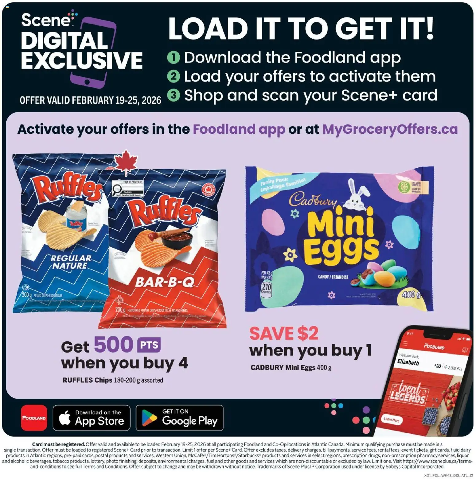 Foodland flyer valid from 19.02.2026 | Page: 9 | Products: Chips, Eggs