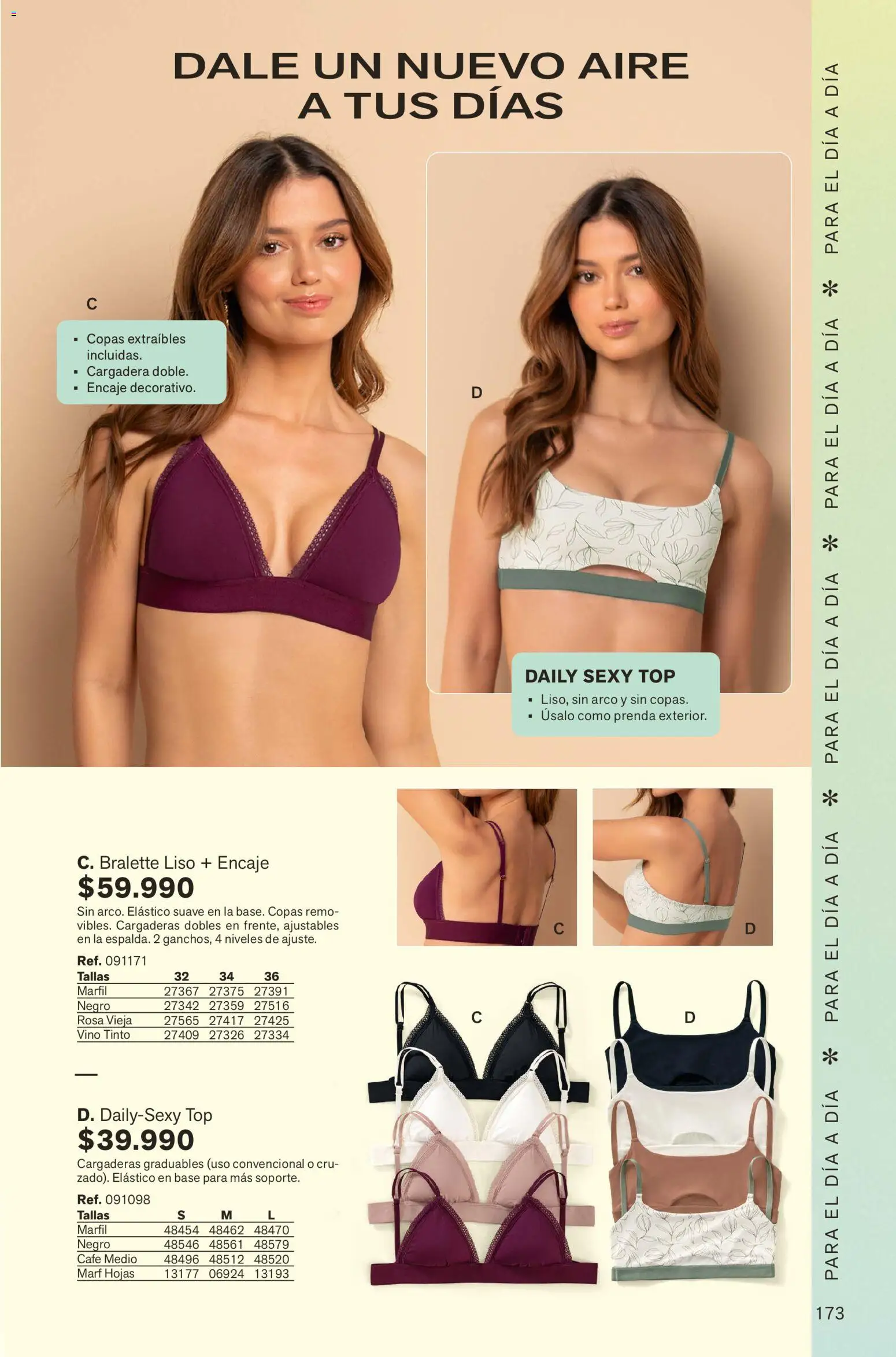 Leonisa revista - valida desde el 01.02.2026 | Página: 173 | Productos: Brazo de reina, Top, Café, Vino