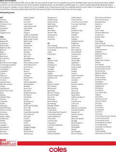 Preview of Coles Best Buys - Cleaner Living - valid from 30.01.2026 | Page: 9 | Products: Fish, Platforms, Mango, Date